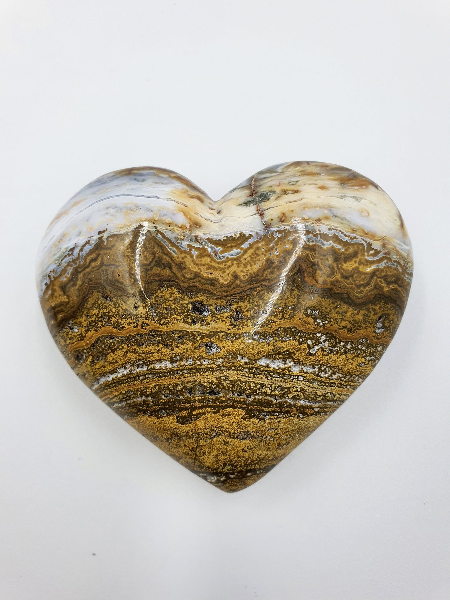 Ocean Jasper Heart (Large)