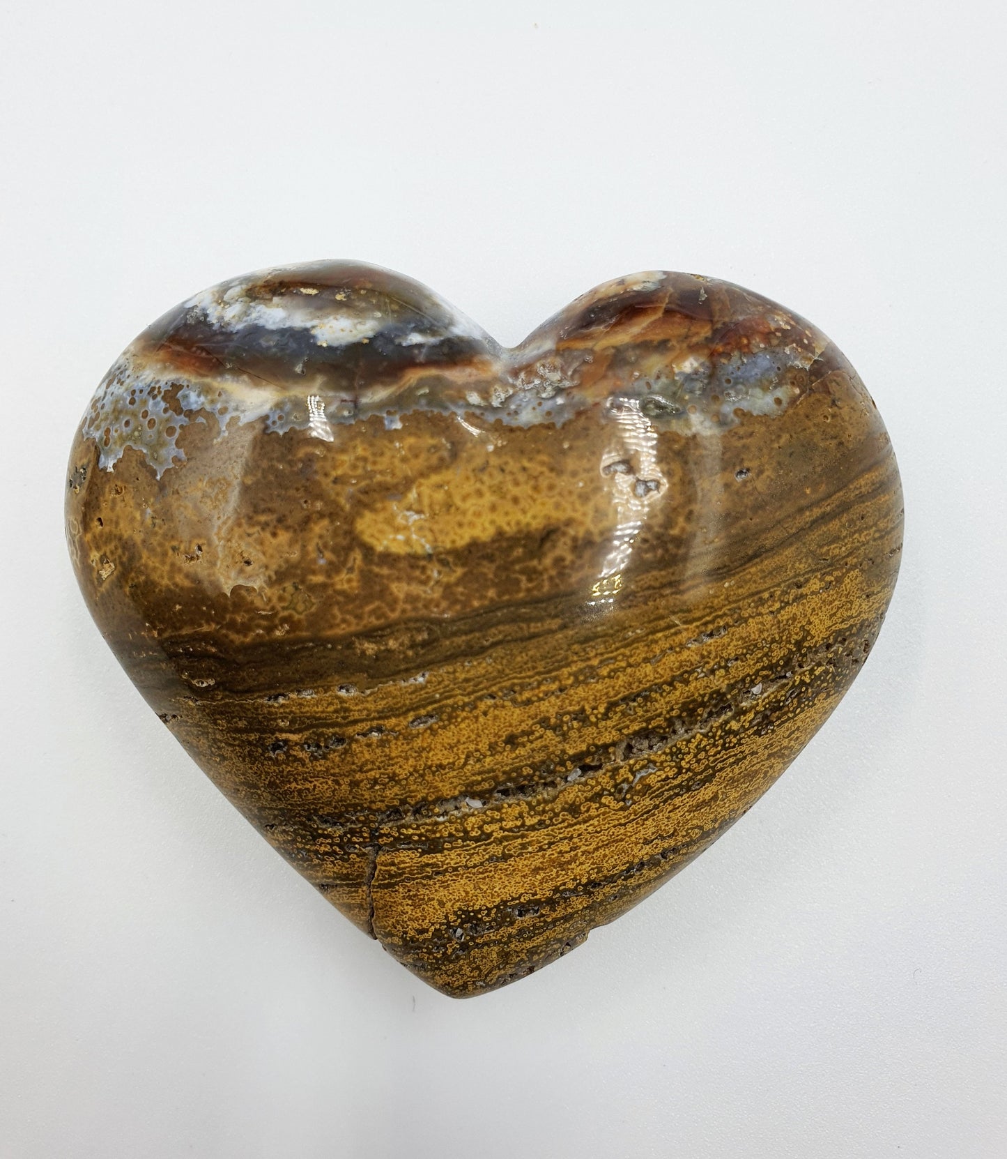 Ocean Jasper Heart (Large)