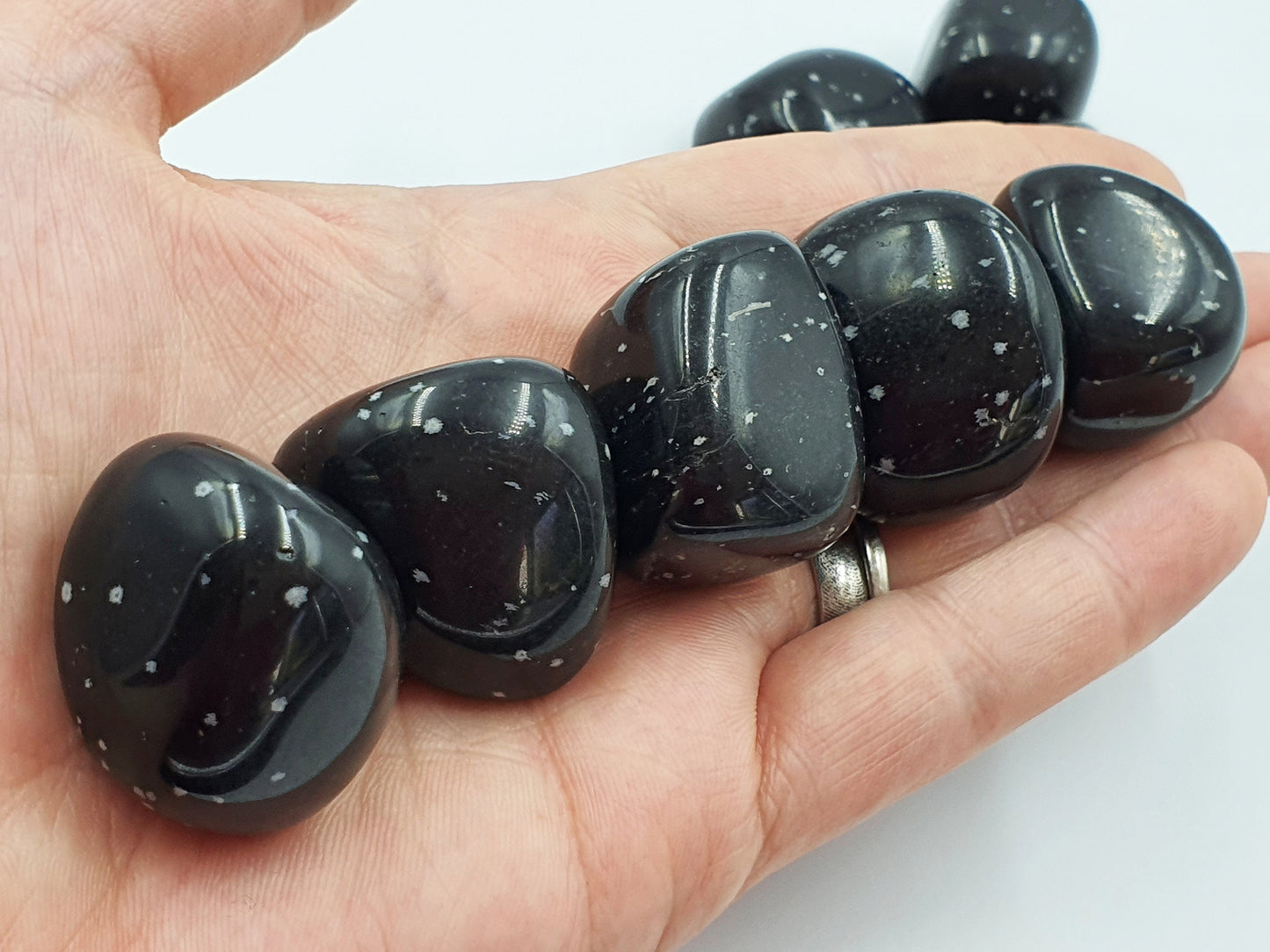 Snowflake Obsidian Tumbles