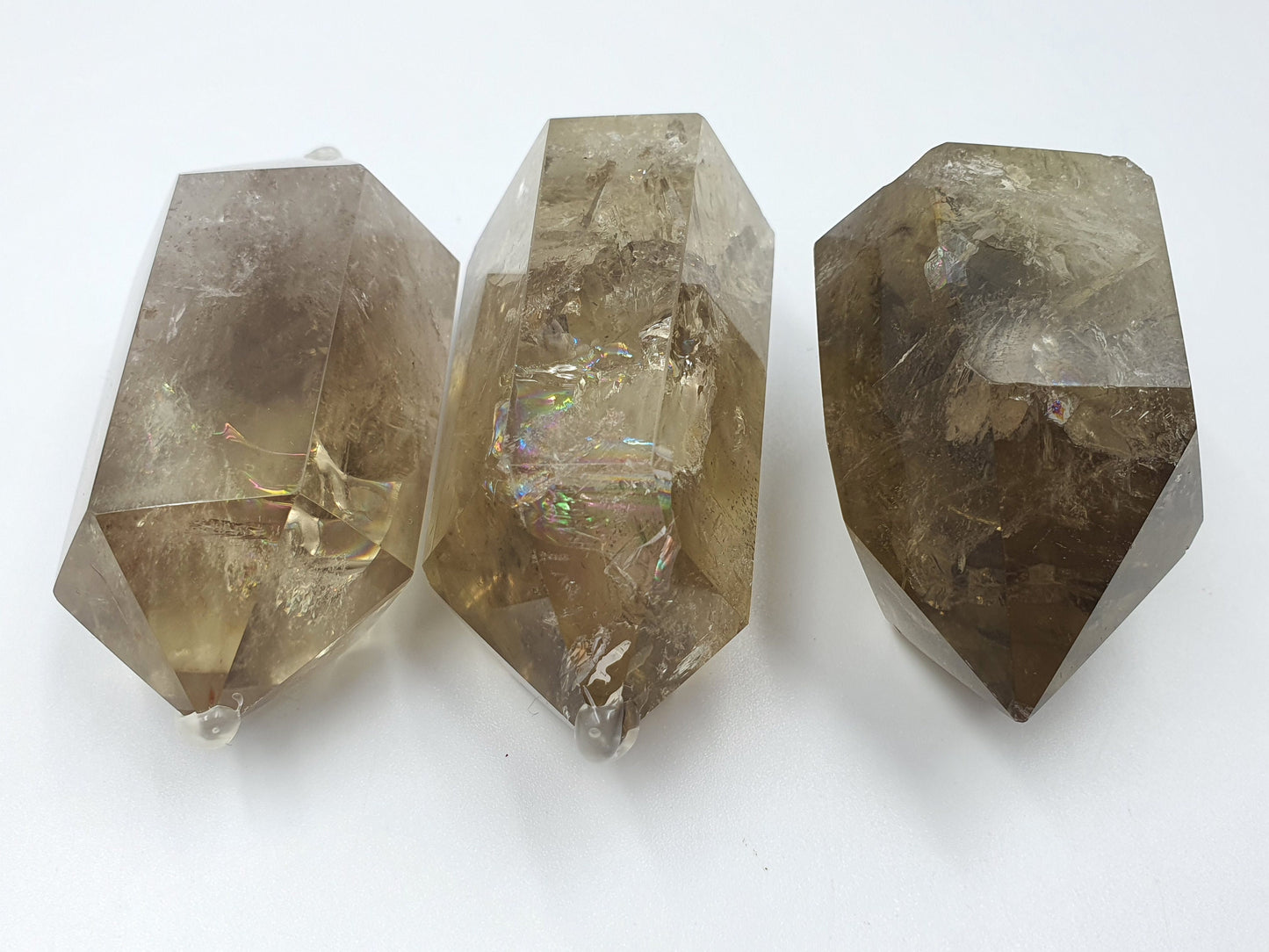 Citrine Double Point with Rainbows