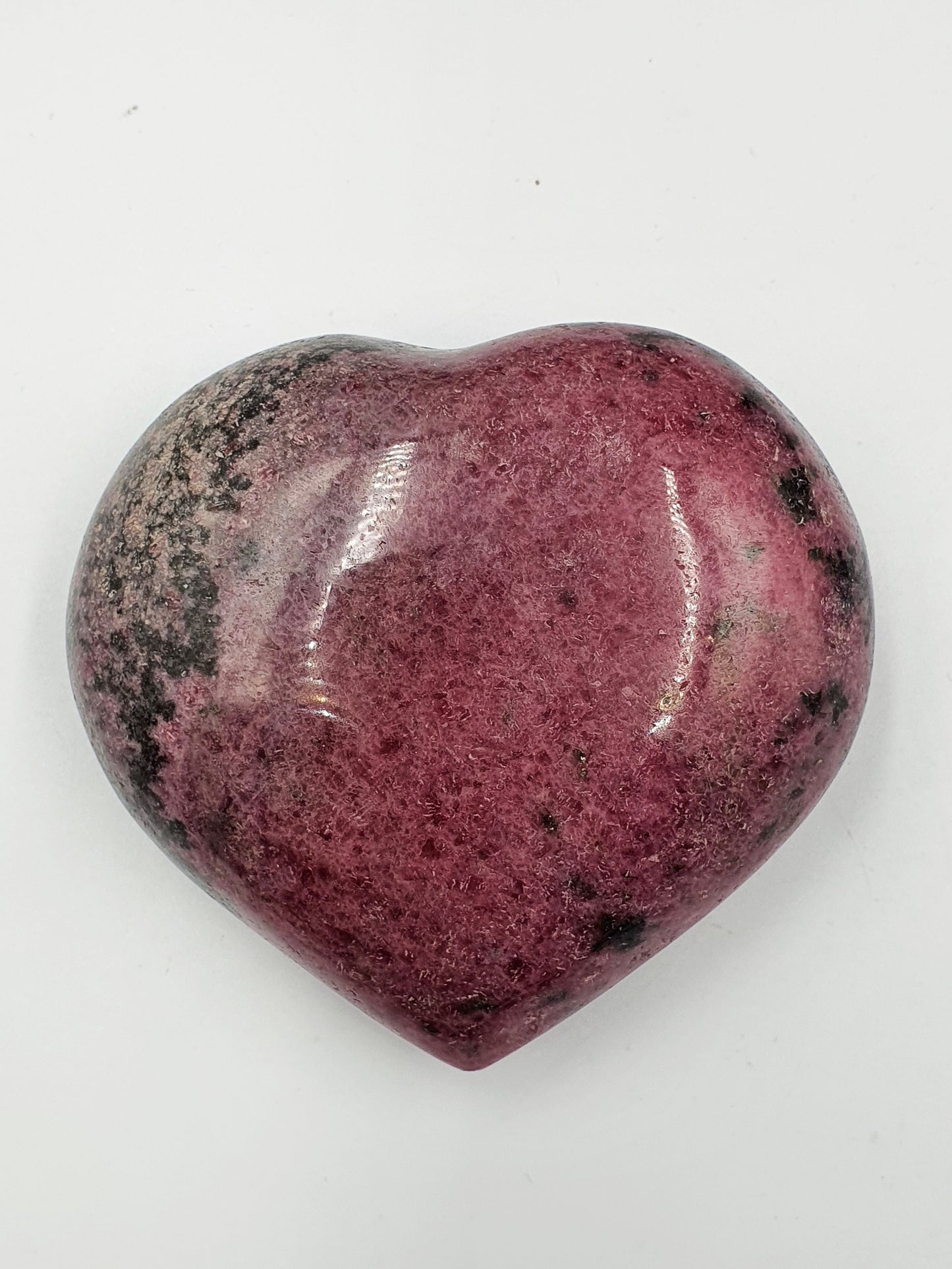 Large Rhodonite Heart