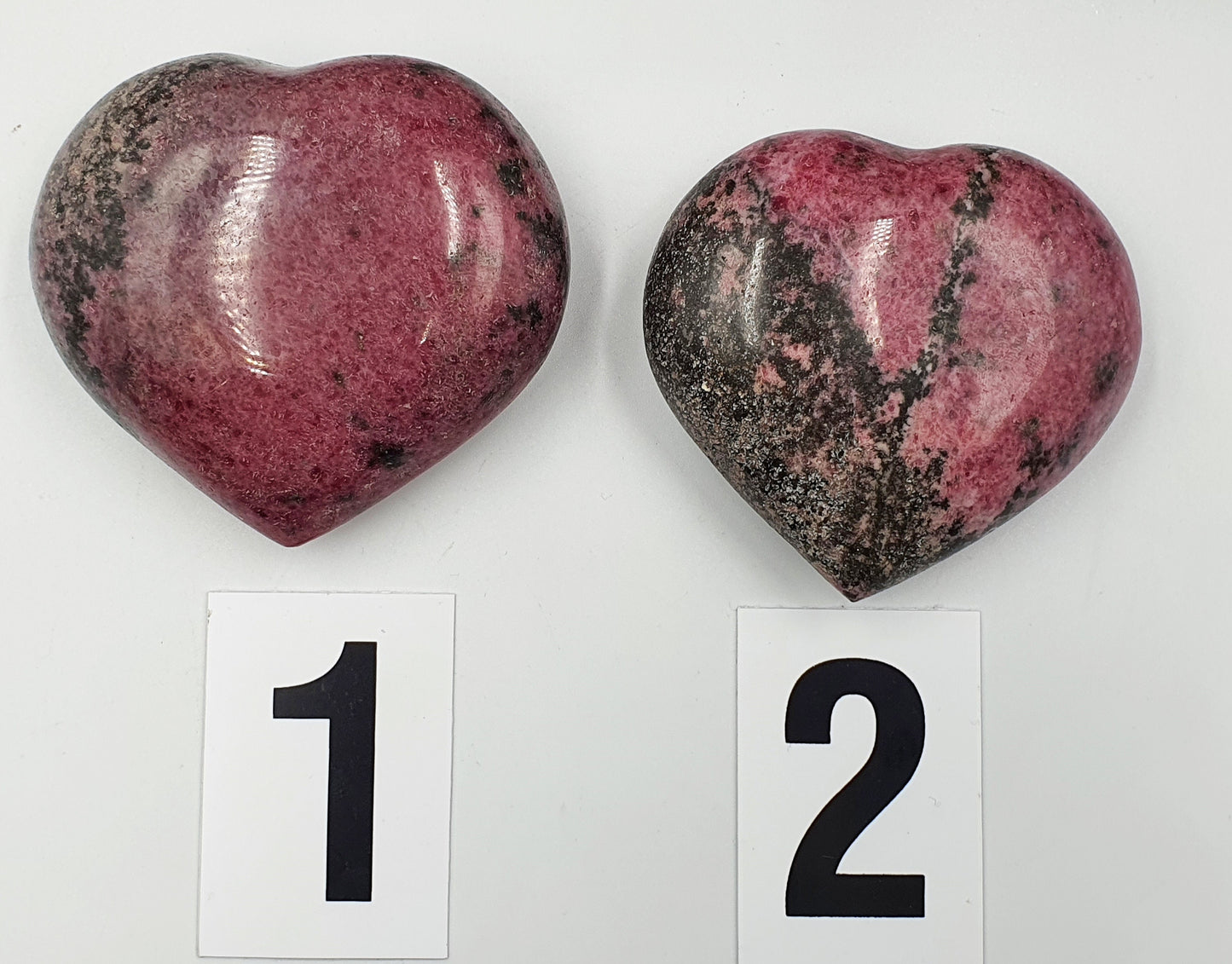 Large Rhodonite Heart