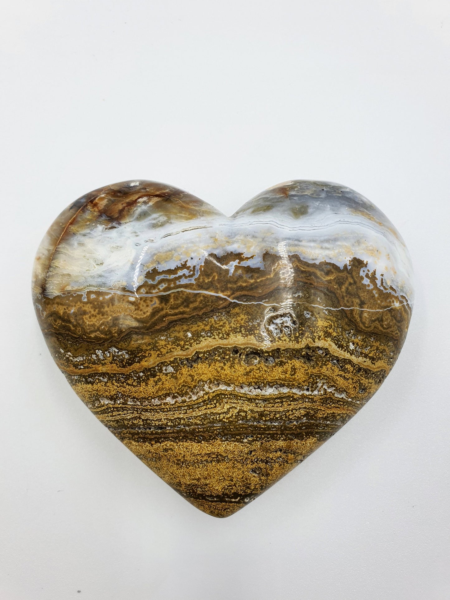Ocean Jasper Heart (Large)
