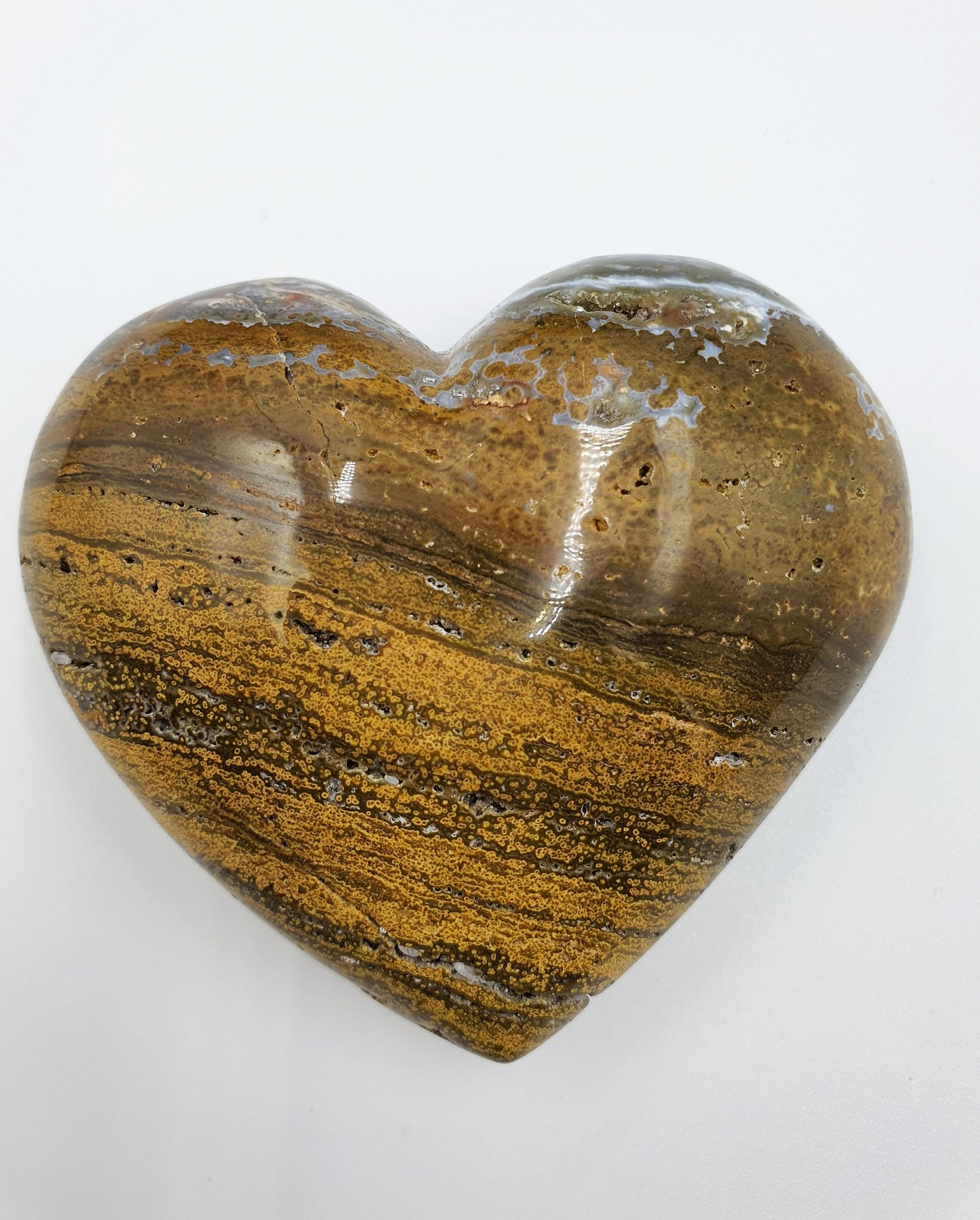 Ocean Jasper Heart (Large)
