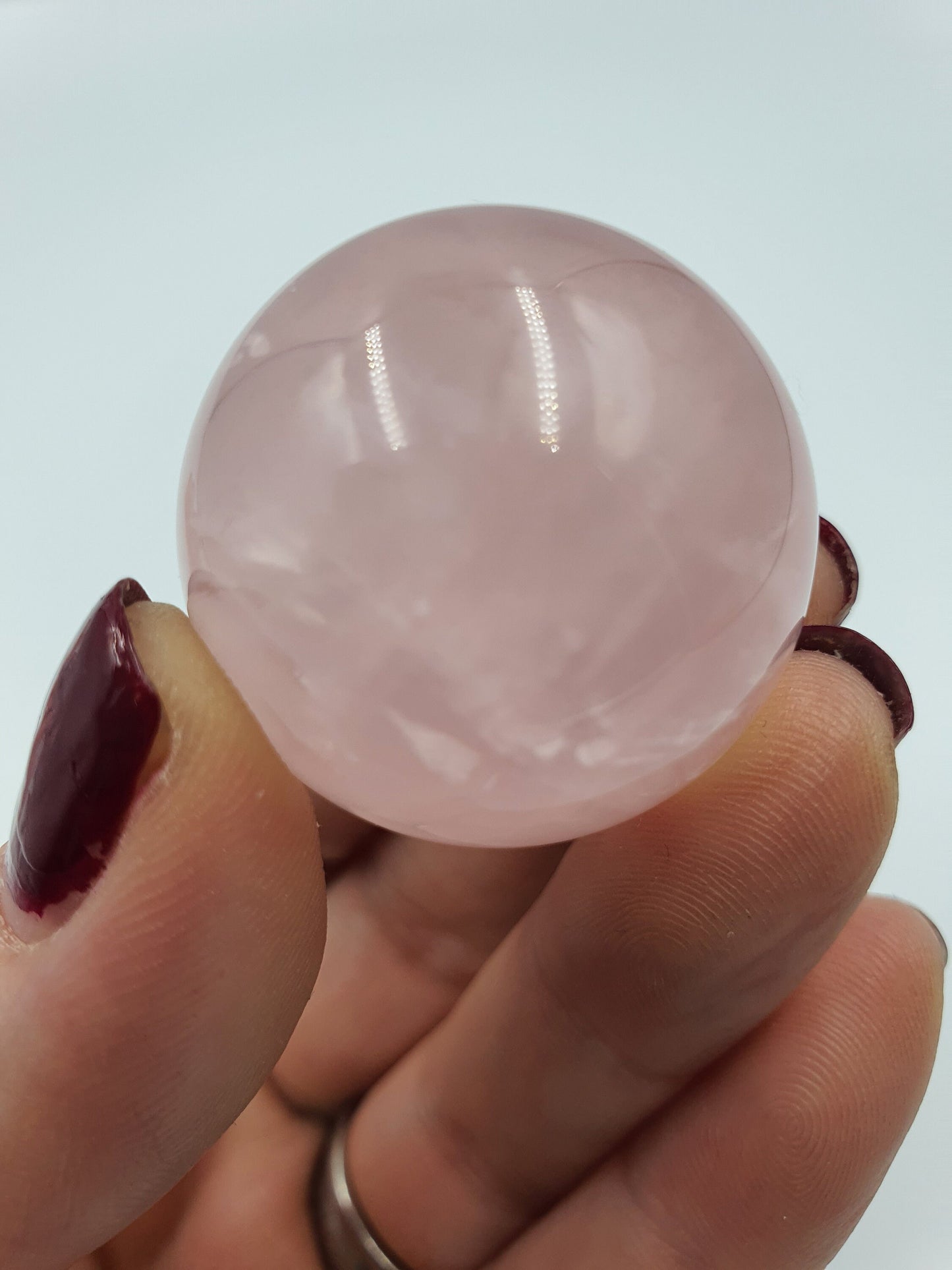 Star Rose Quartz Mini Sphere - 30mm