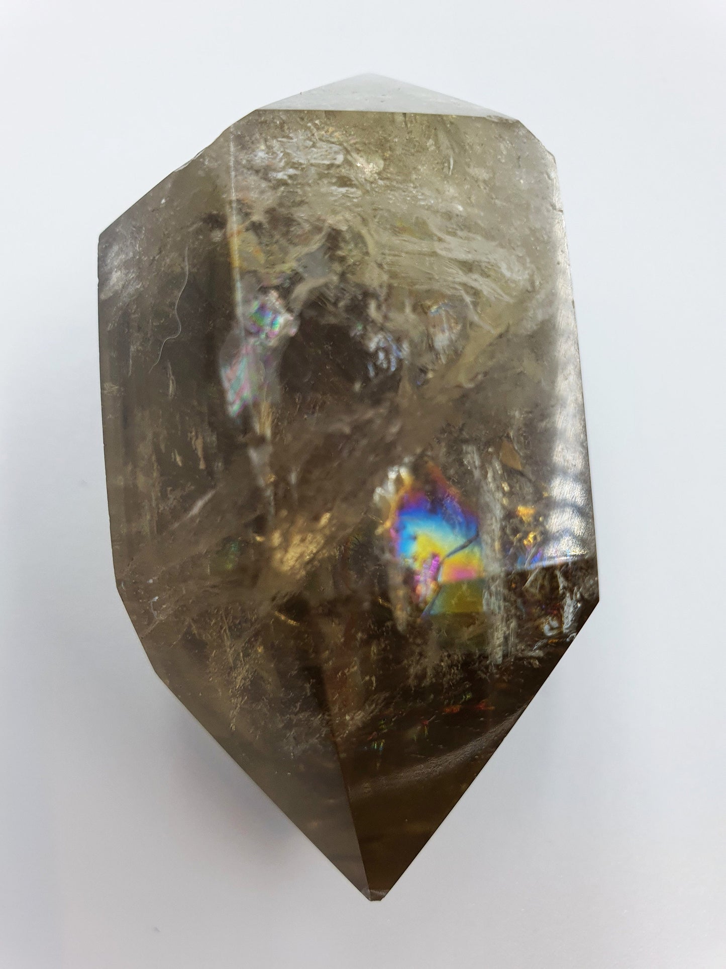 Citrine Double Point with Rainbows