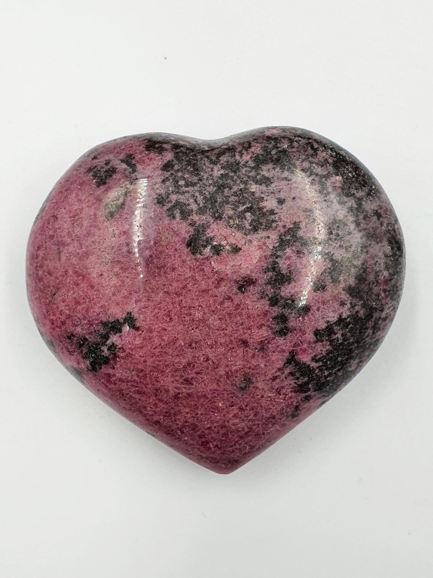Large Rhodonite Heart