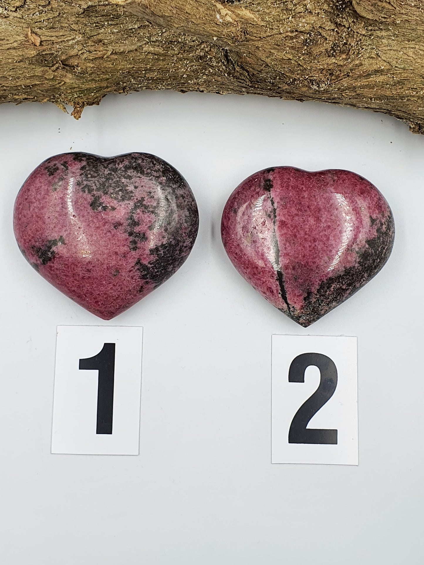 Large Rhodonite Heart