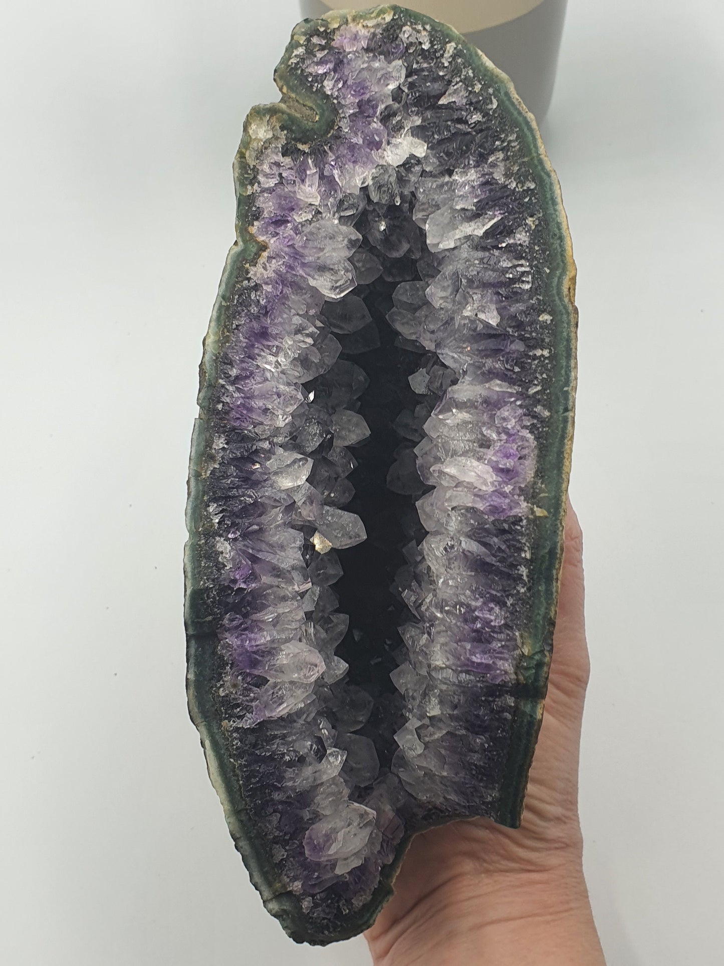 large druzy Amethyst & Quartz Crystal Cluster Cathedral - Unique gemstone - 1786g