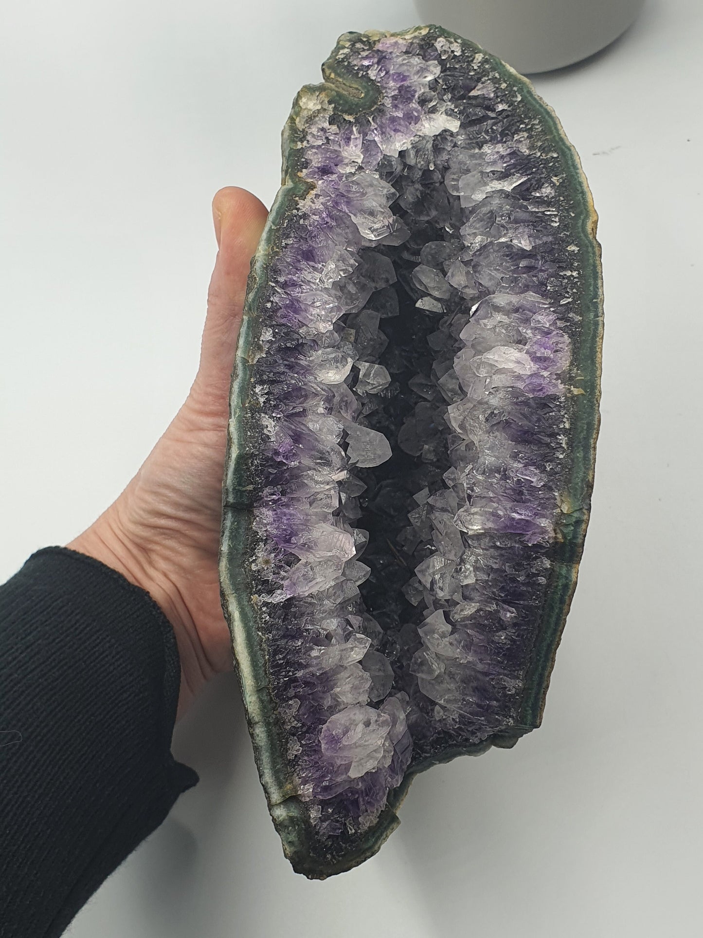 large druzy Amethyst & Quartz Crystal Cluster Cathedral - Unique gemstone - 1786g