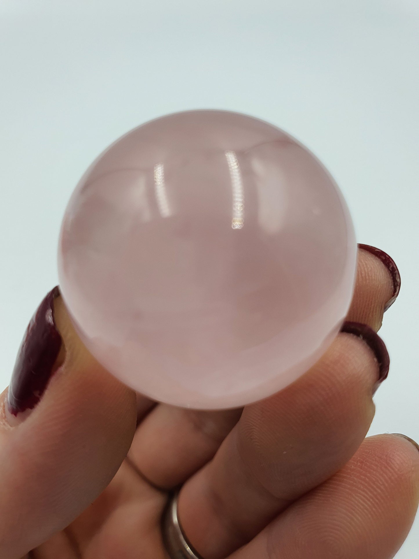 Star Rose Quartz Mini Sphere - 30mm