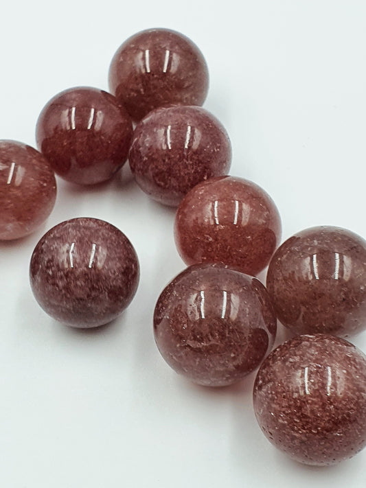 Strawberry Quartz Mini Sphere