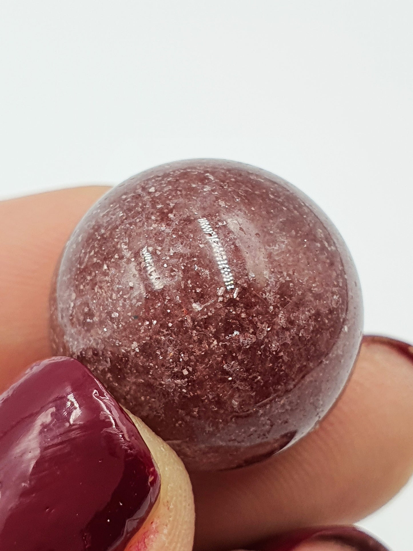 Strawberry Quartz Mini Sphere