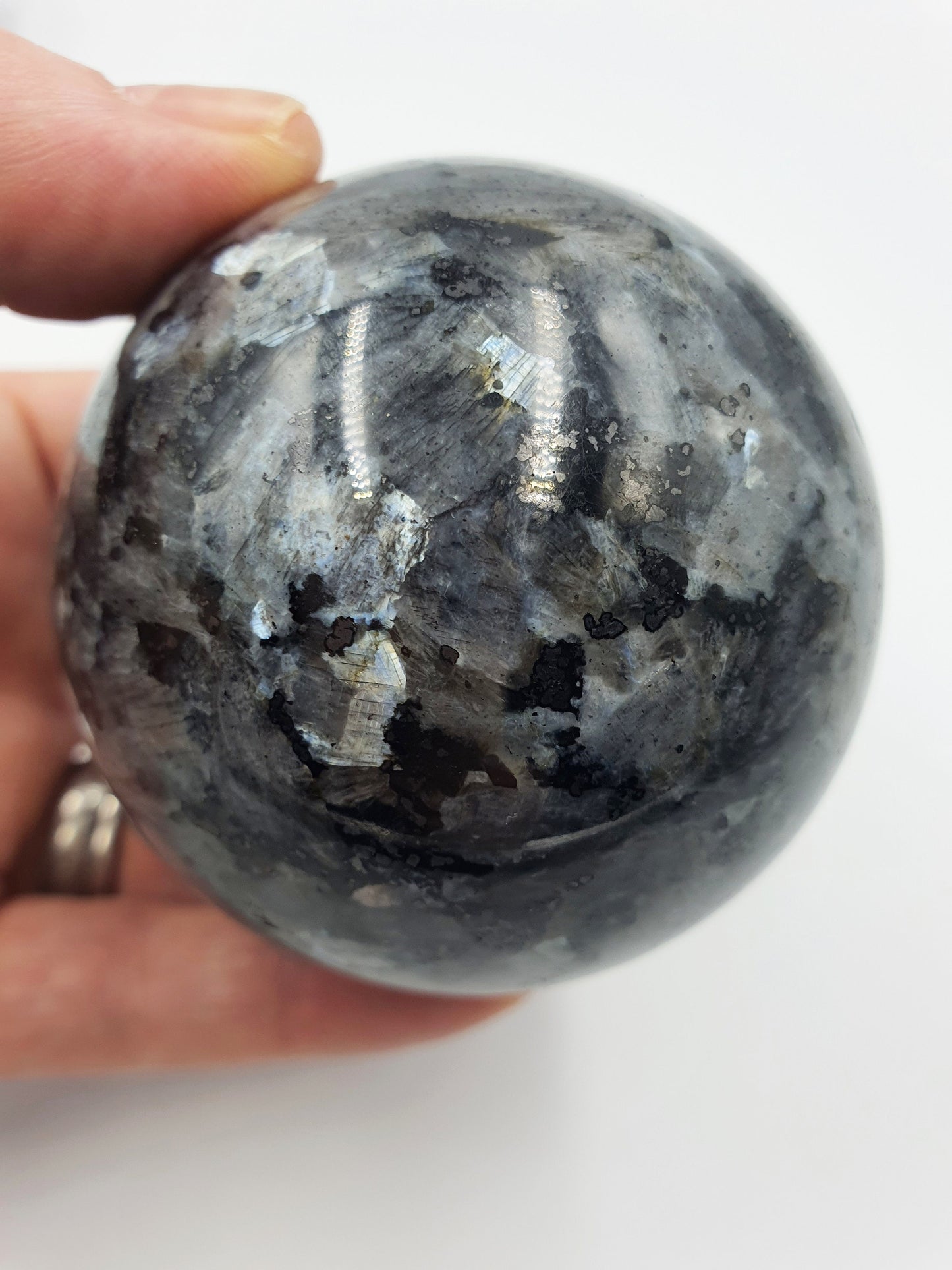 Flashy Lavikite Crystal Sphere/Two Available 6.2 & 6.5cm