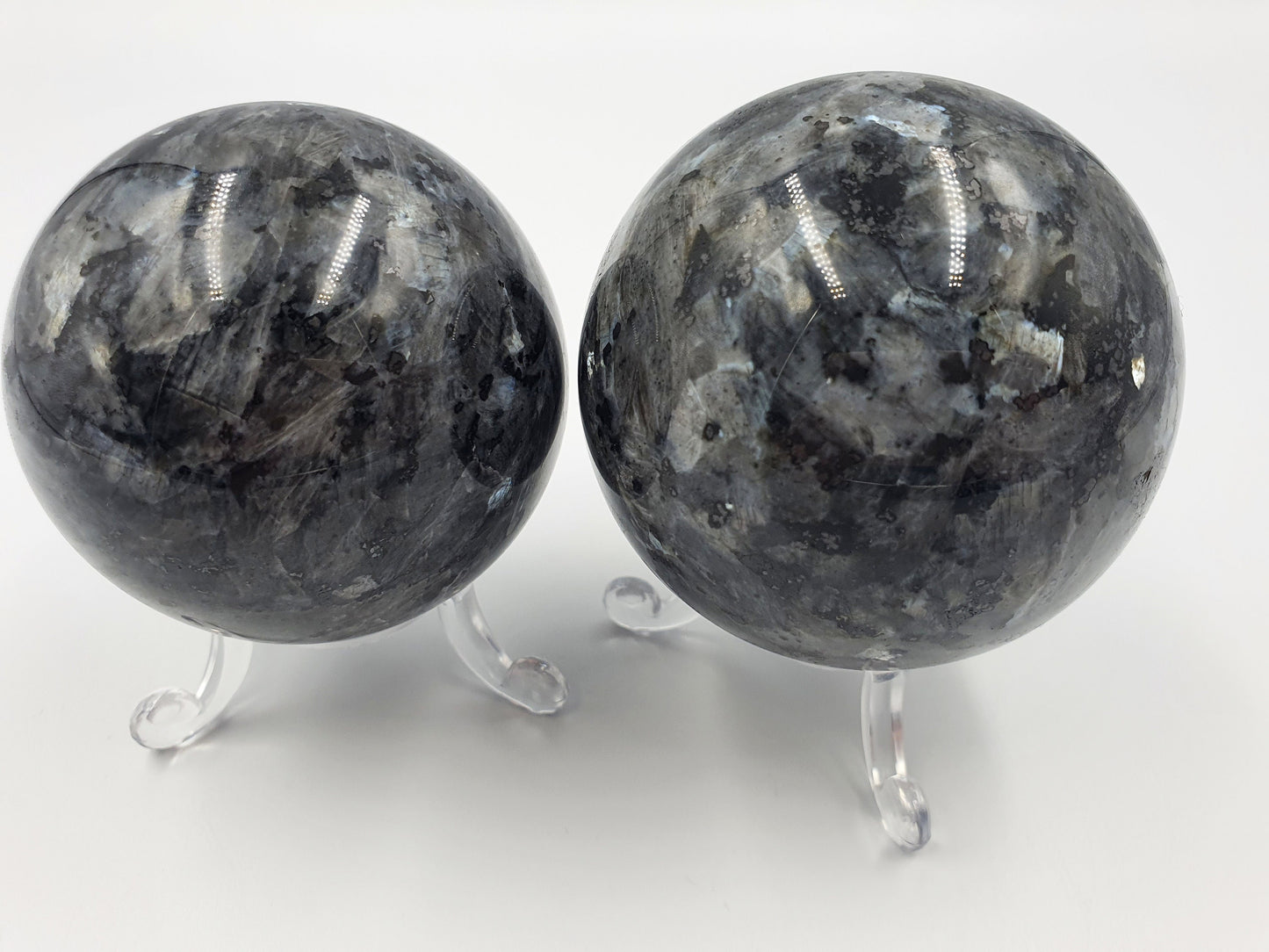 Flashy Lavikite Crystal Sphere/Two Available 6.2 & 6.5cm