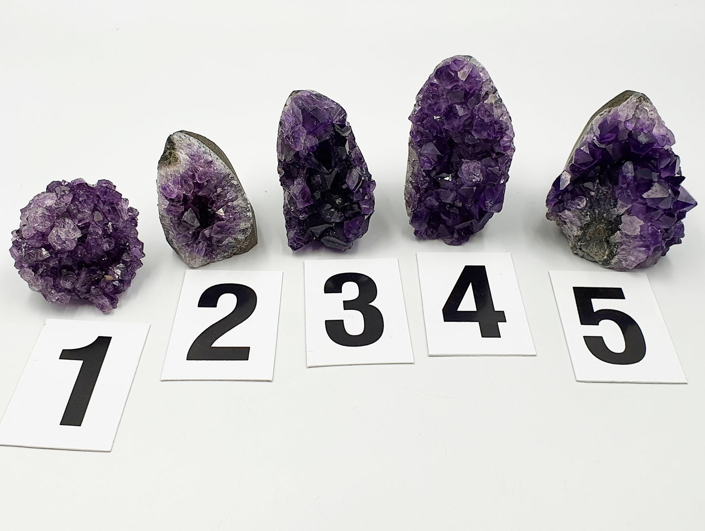 Purple Amethyst Crystal Clusters - 3 Available (2 sold)