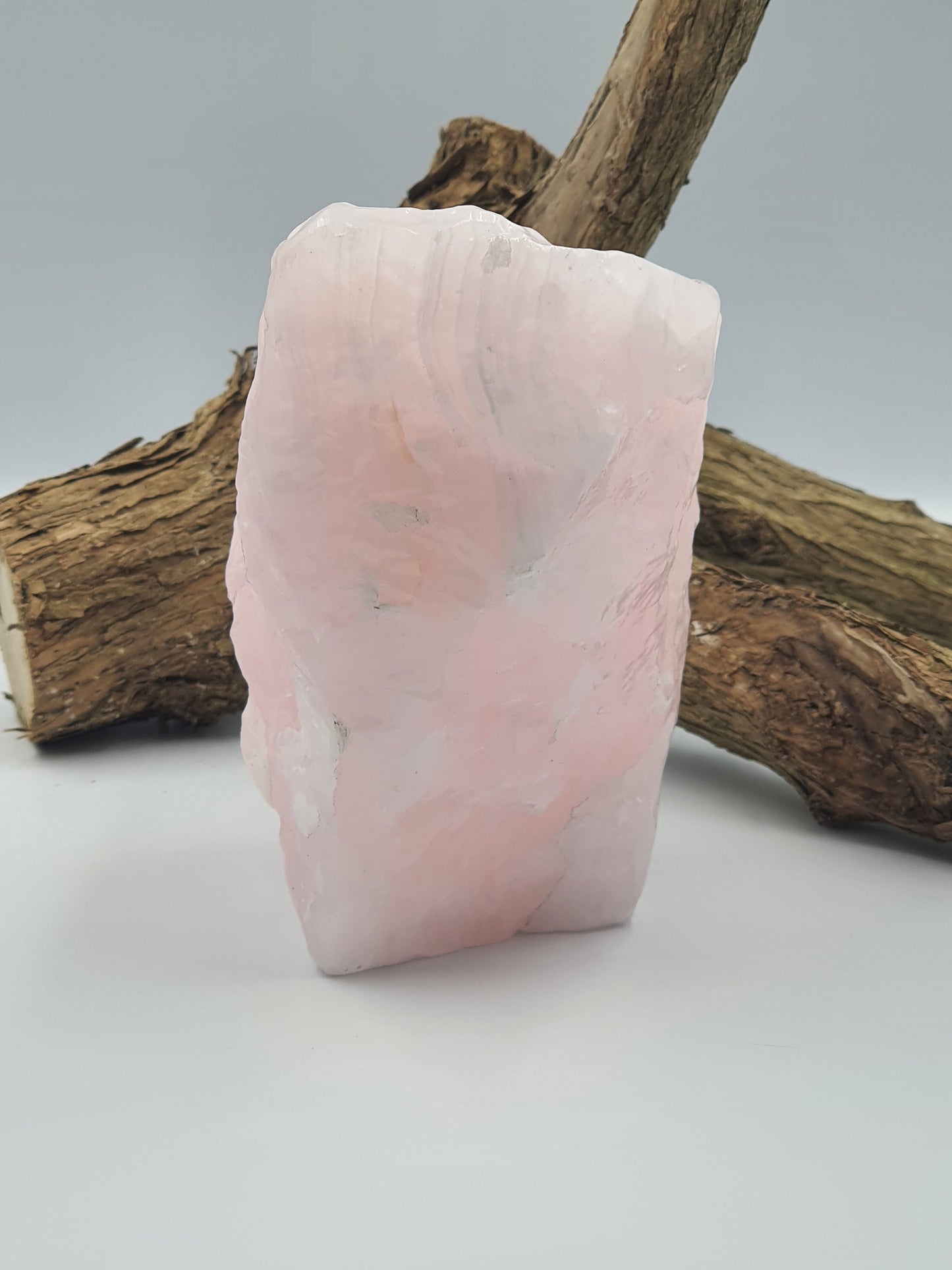 Large Pink Mangano Calcite Natural Crystal Freeform - 1523g