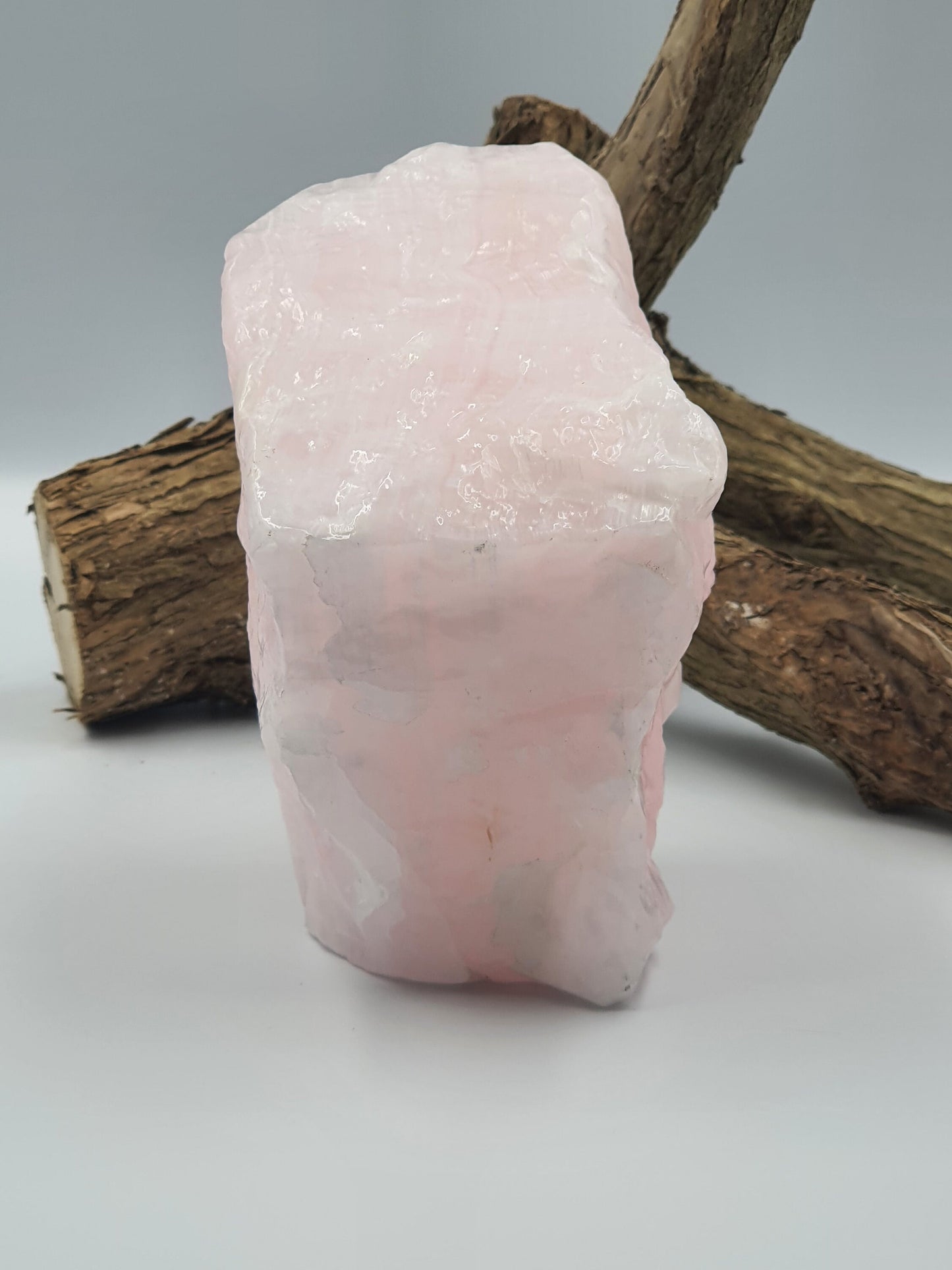 Large Pink Mangano Calcite Natural Crystal Freeform - 1523g