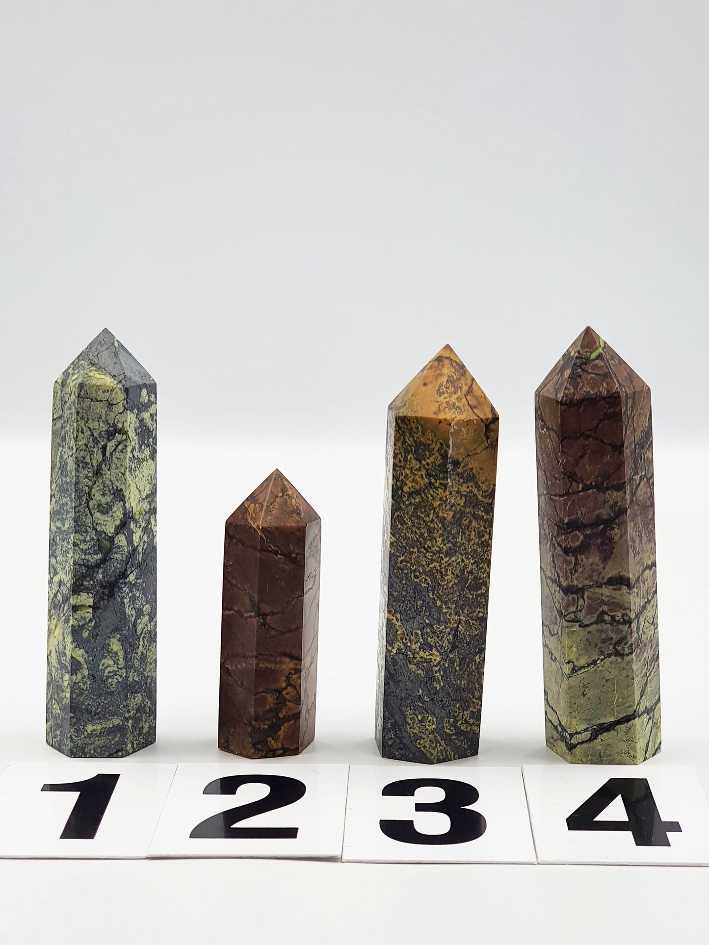 Yellow Turquoise Pyrite Crystal Tower 6.8 to 10.1cm - Various Available