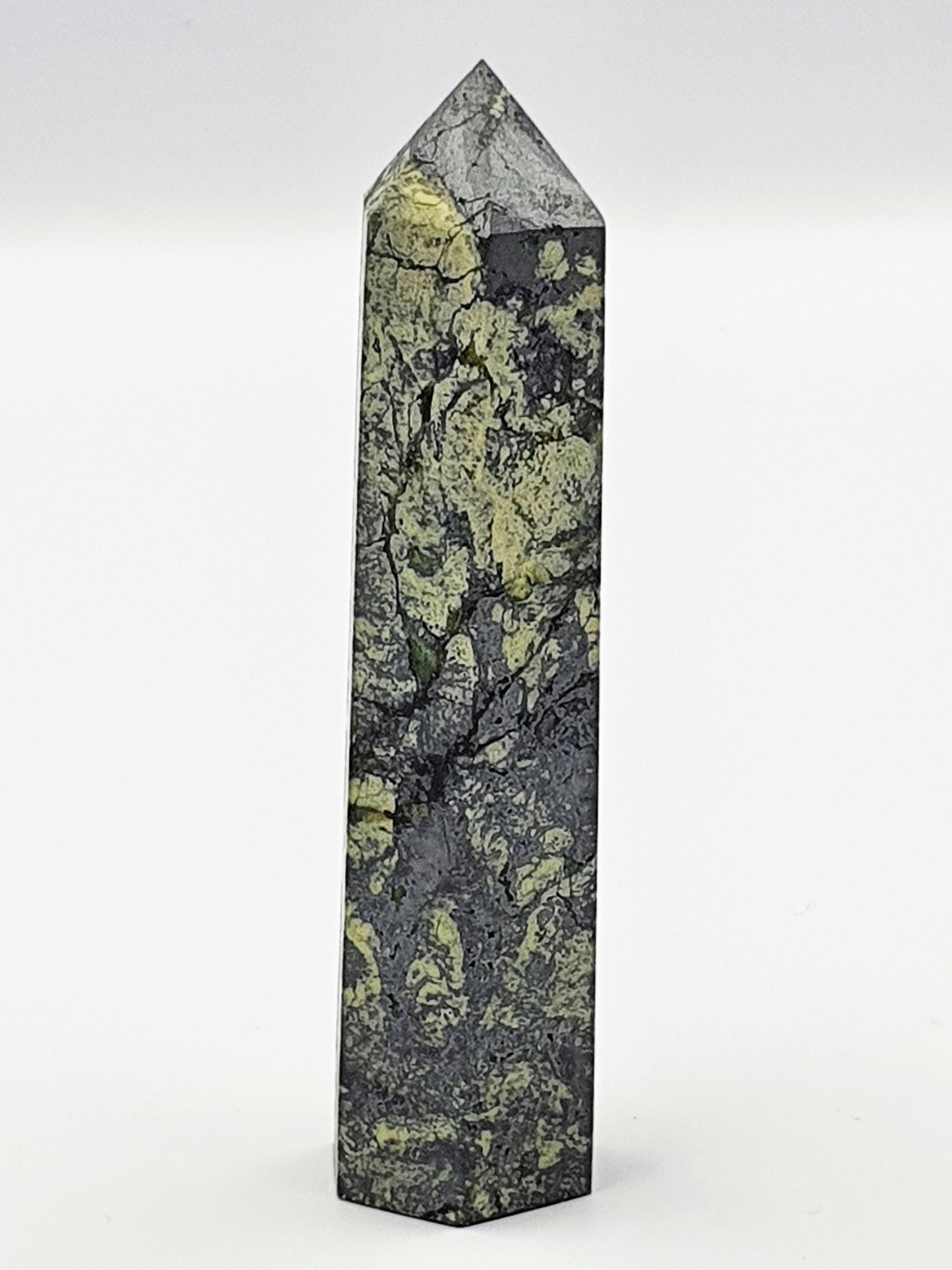 Yellow Turquoise Pyrite Crystal Tower 6.8 to 10.1cm - Various Available
