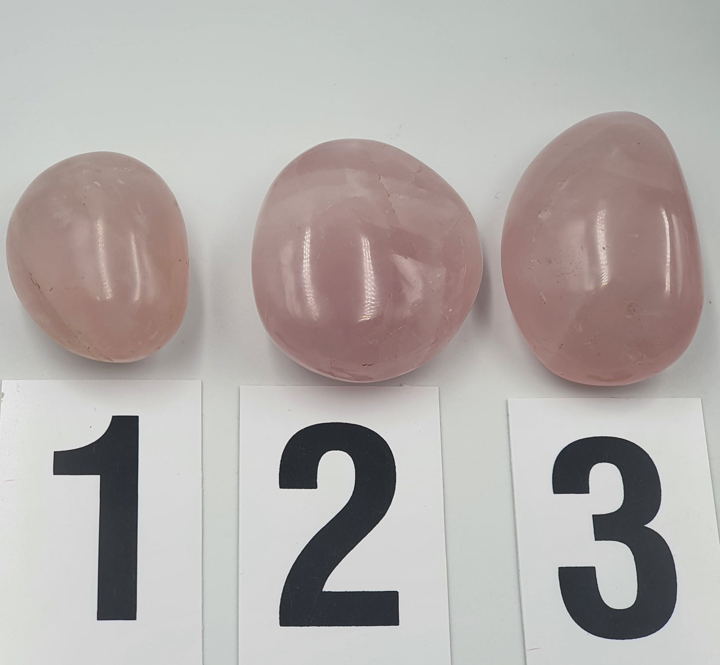 Rose Quartz Palm - Gem Palmstone - Pink Crystal - Two Available