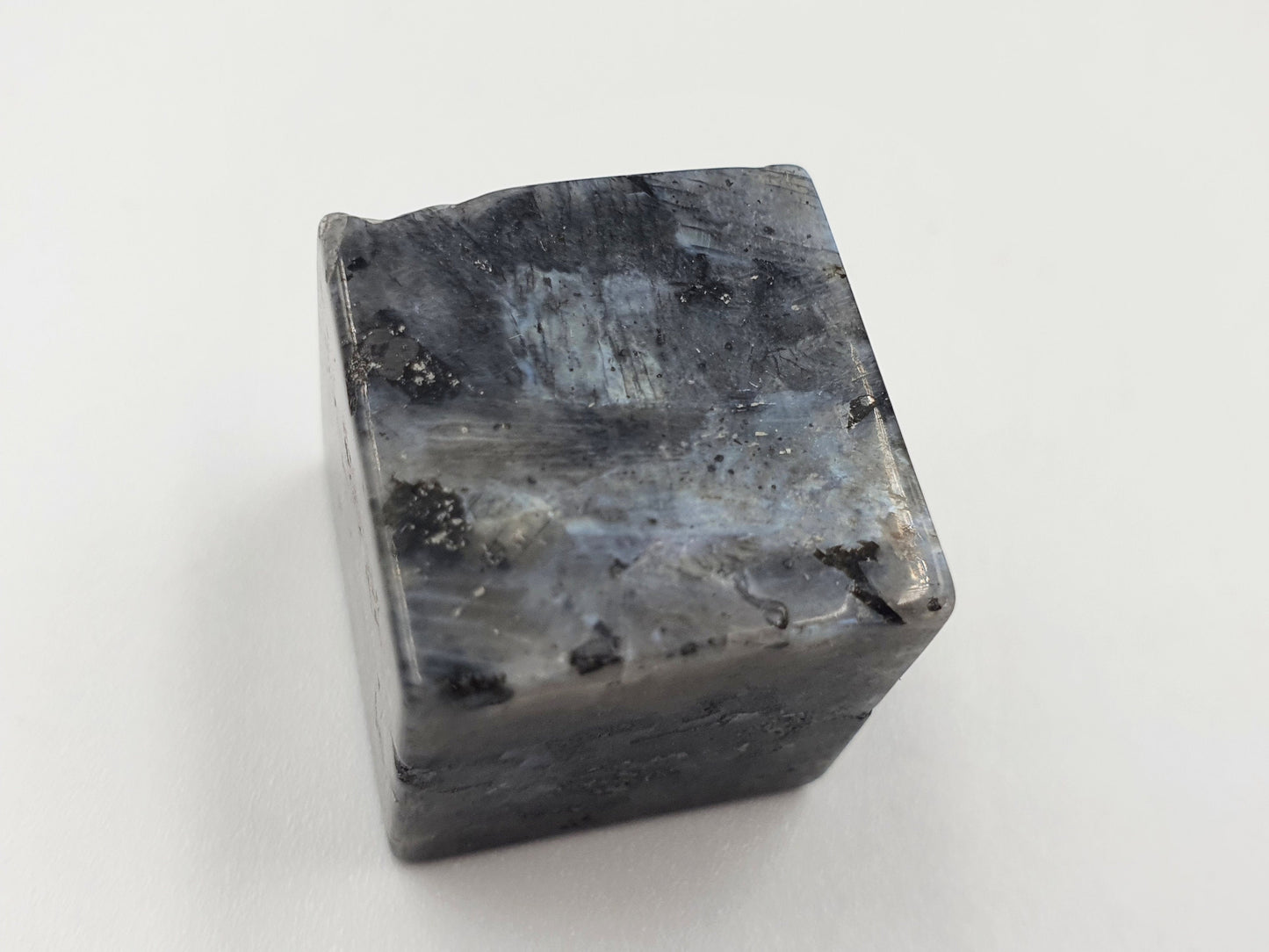 & Flashy Lavikite Cube Tumbles - Approx. 1.8cm