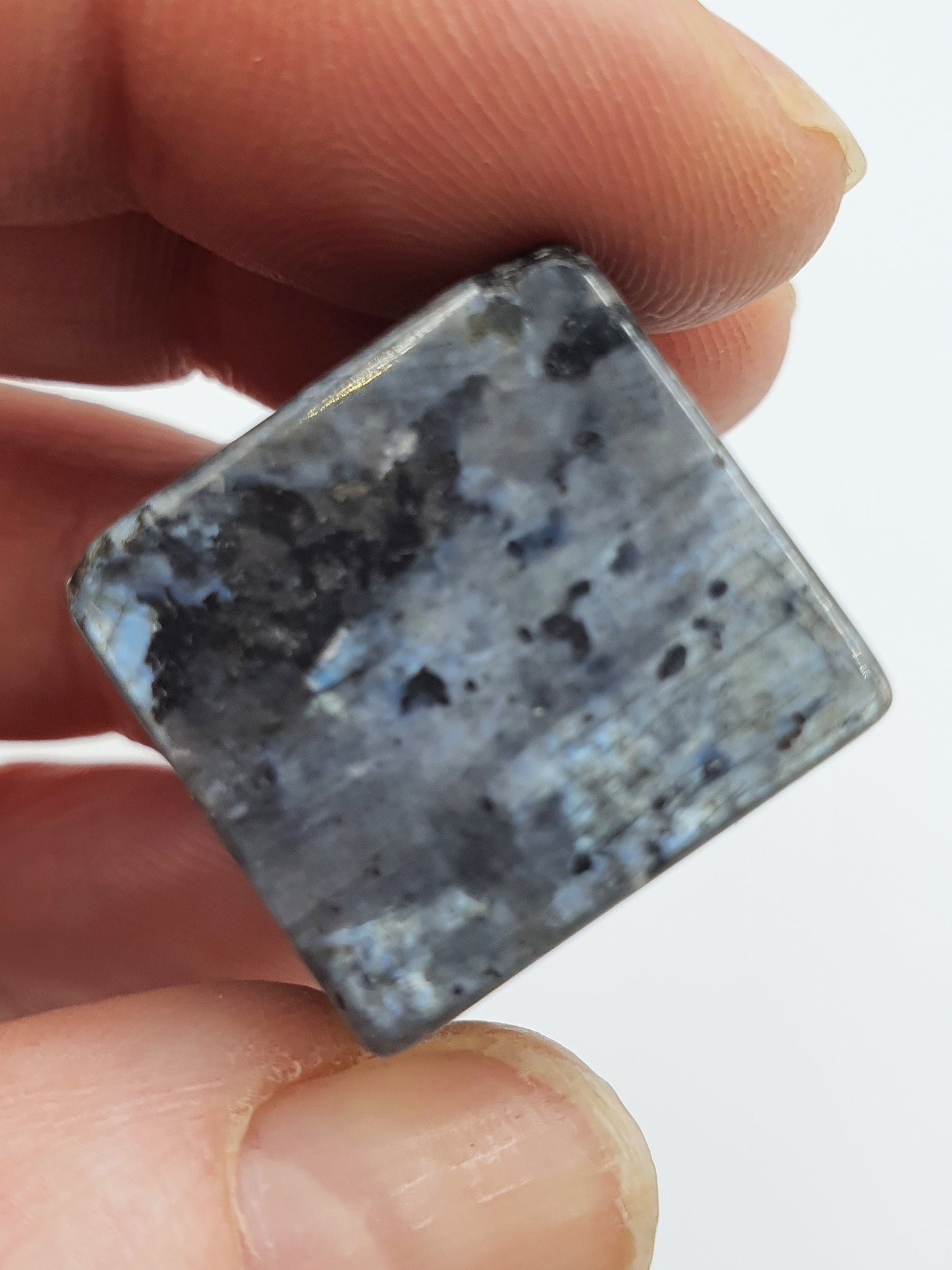& Flashy Lavikite Cube Tumbles - Approx. 1.8cm