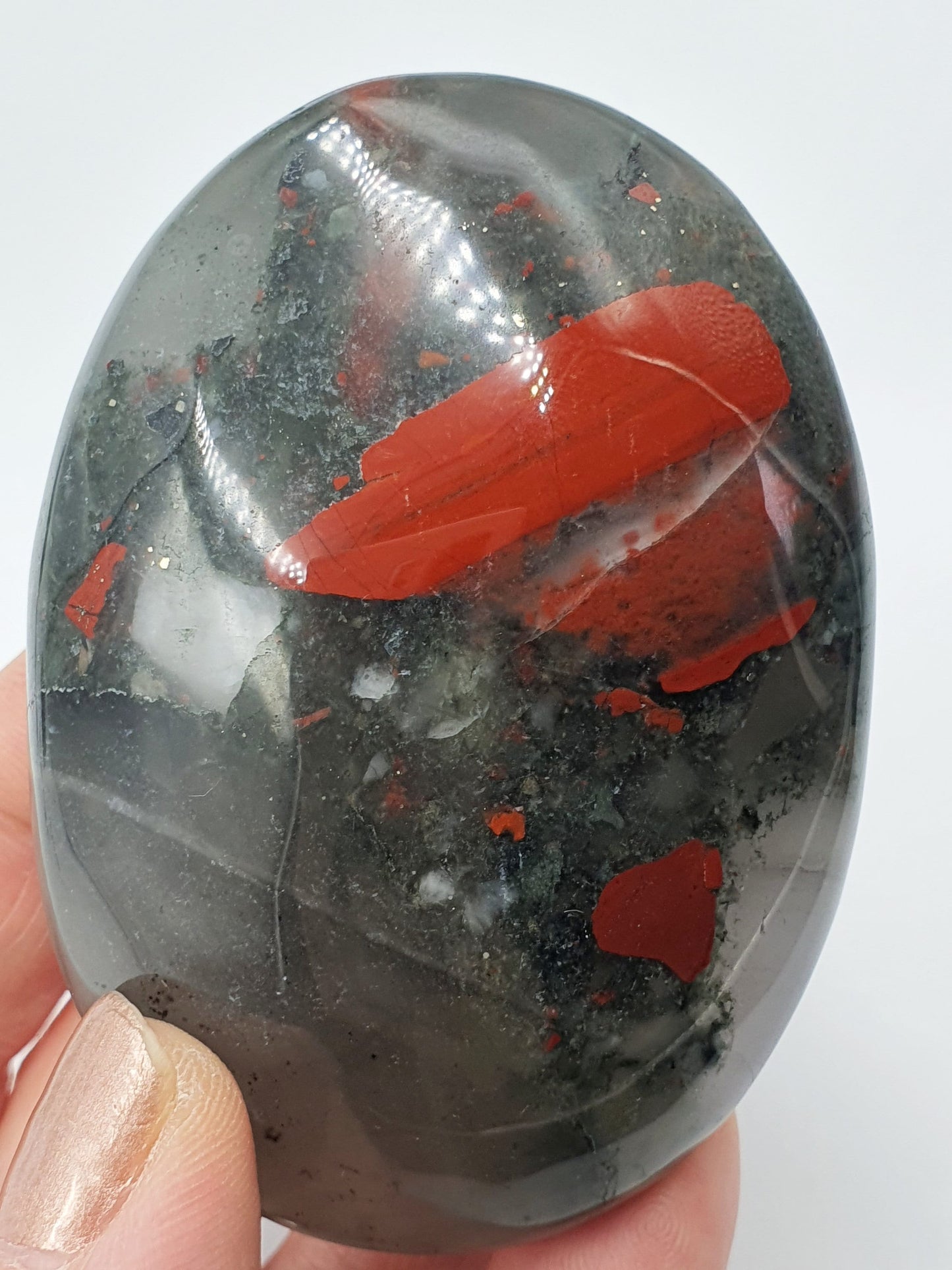 African Bloodstone Palmstones