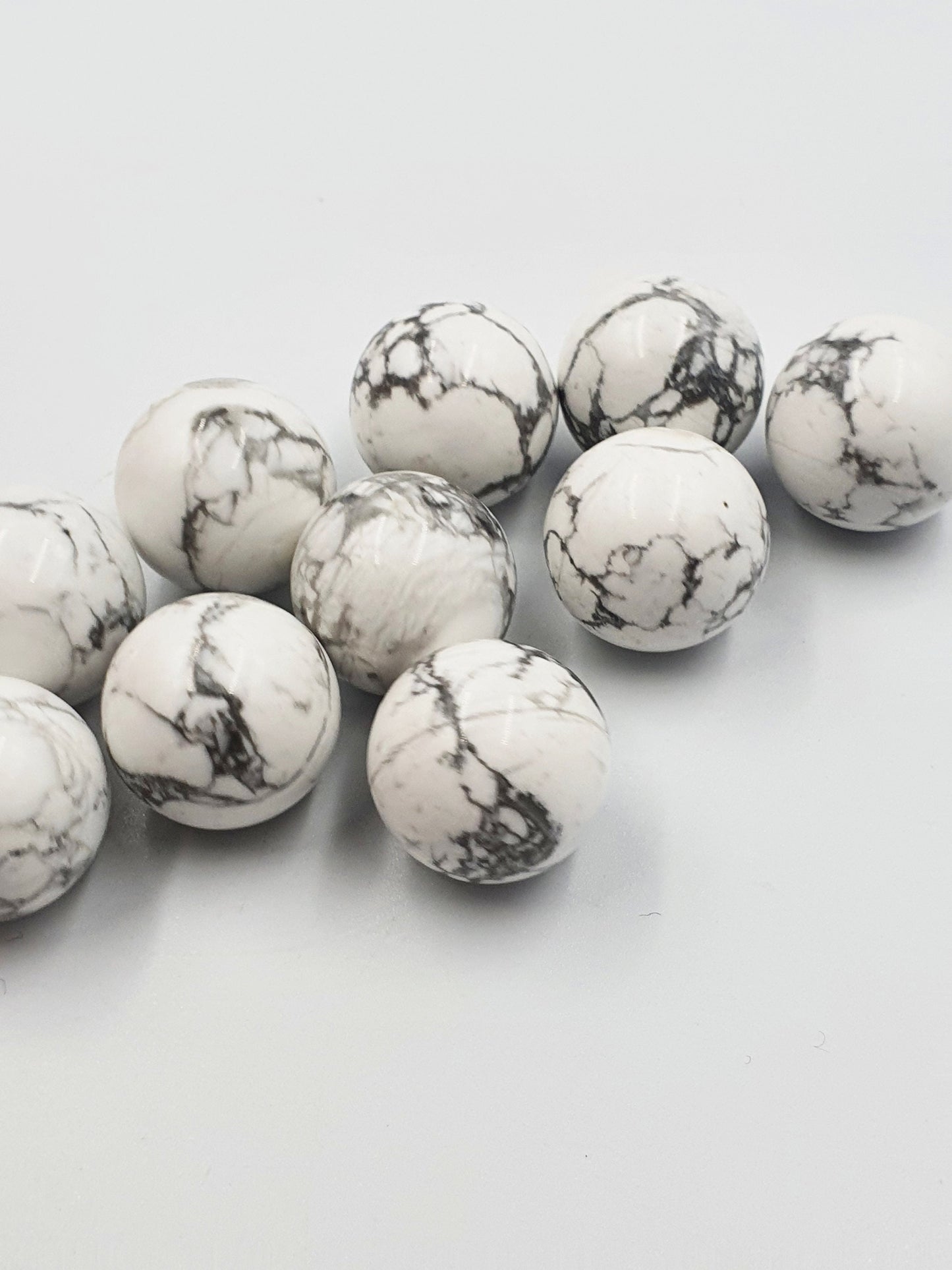 White Howlite Crystal Mini Sphere