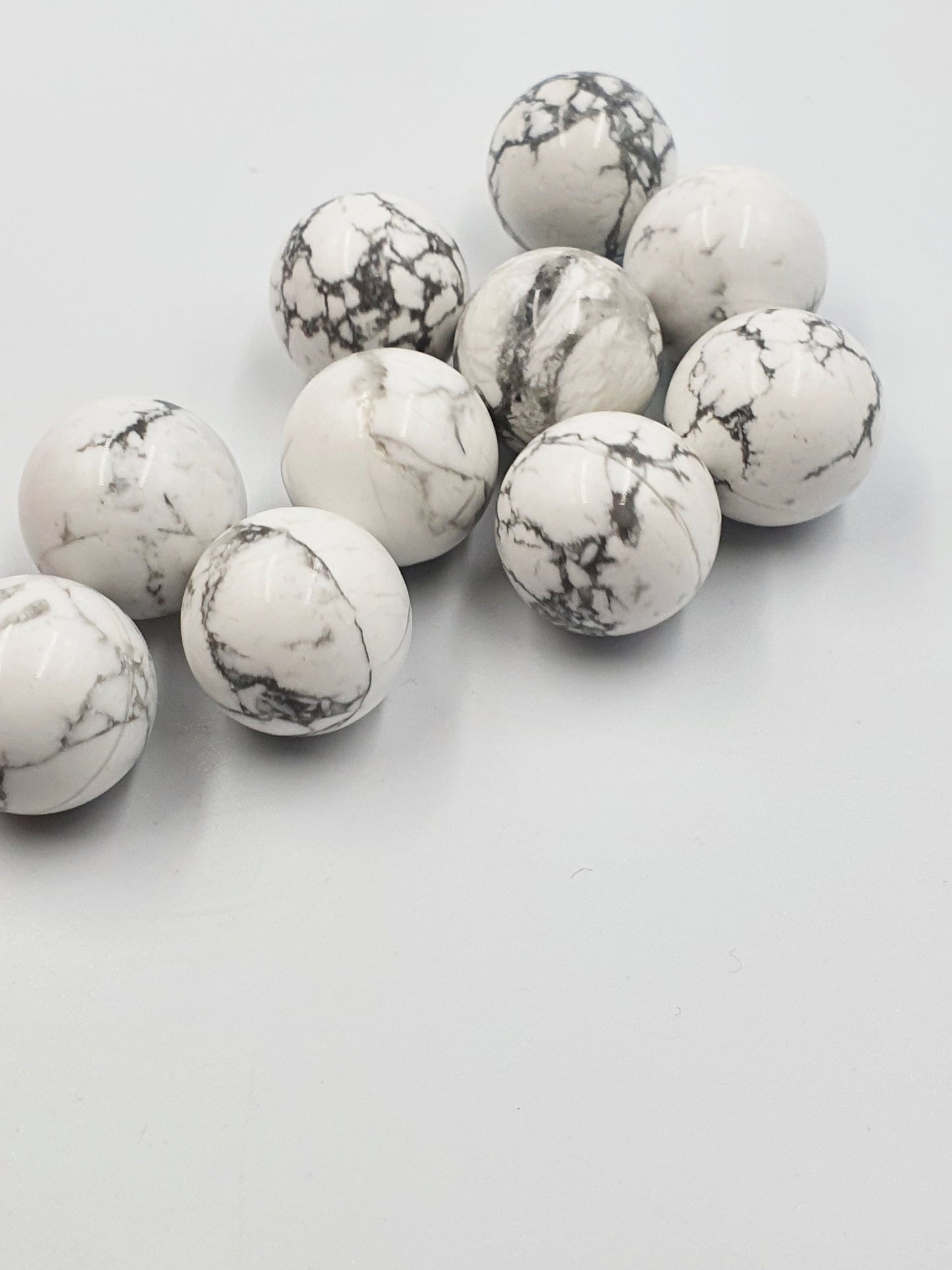 White Howlite Crystal Mini Sphere