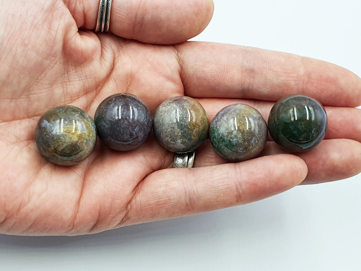 Ocean Jasper Crystal Mini Sphere - 20mm