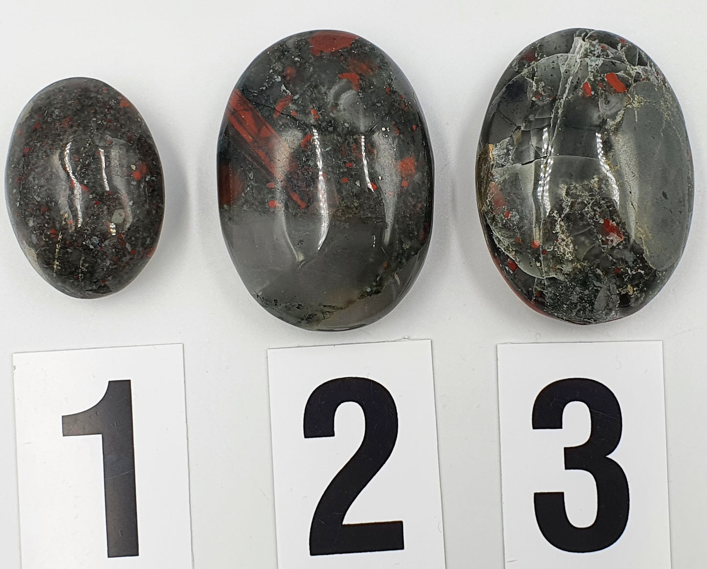 African Bloodstone Palmstones