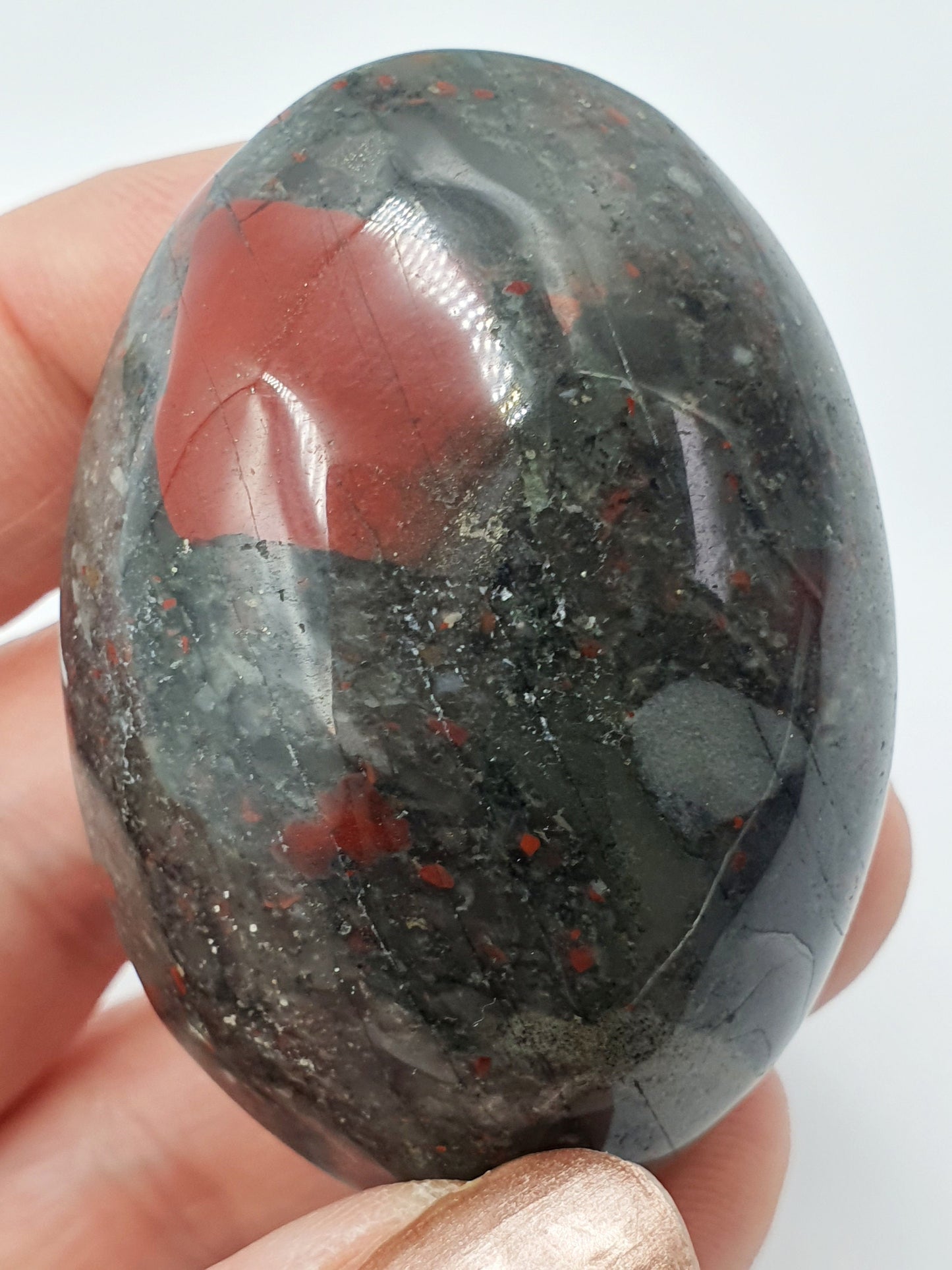 African Bloodstone Palmstones