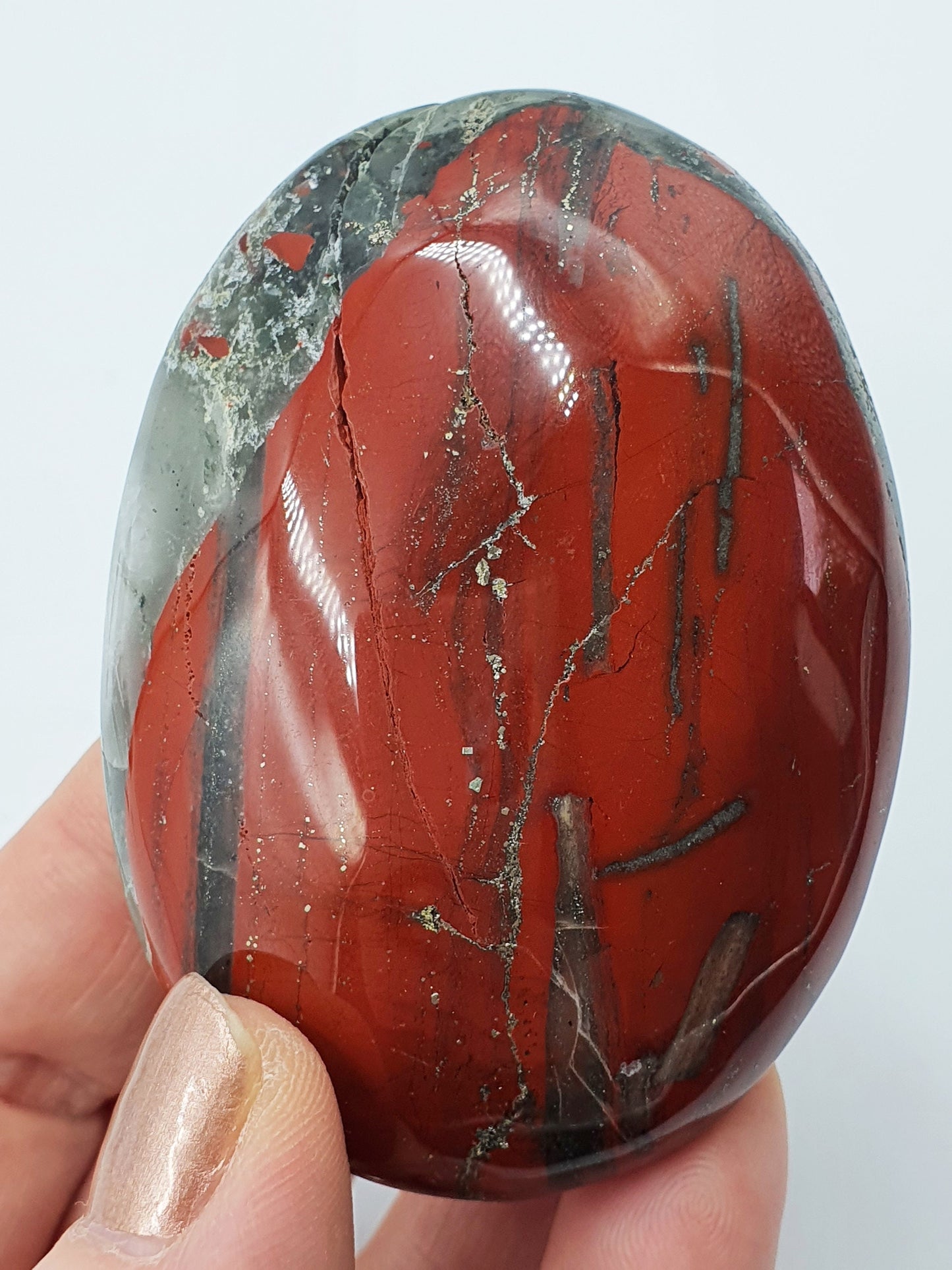 African Bloodstone Palmstones