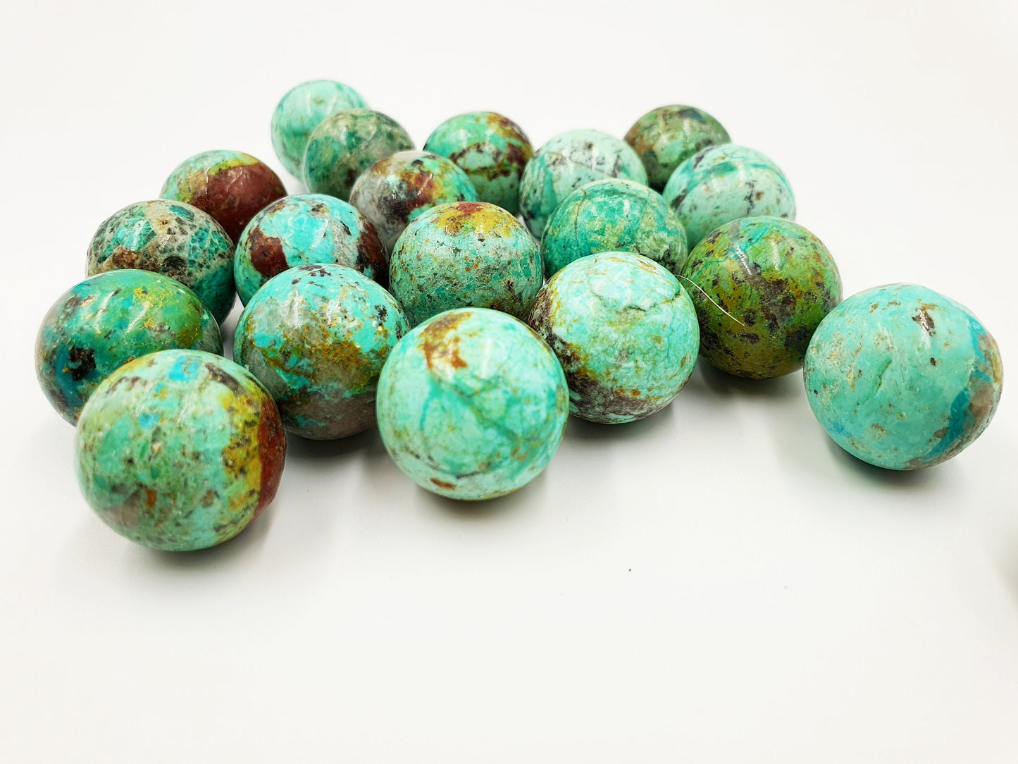 Quality A Grade Turquoise Mini Crystal Sphere - approx 20mm