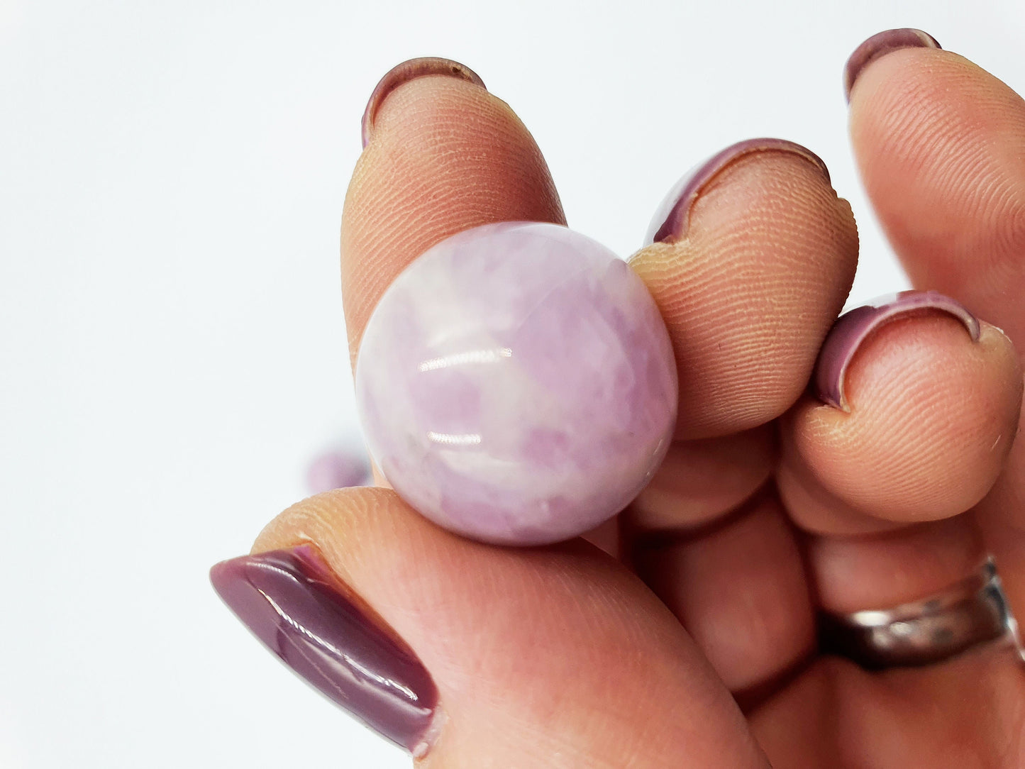 Flashy Kunzite Mini Sphere - approx 19mm