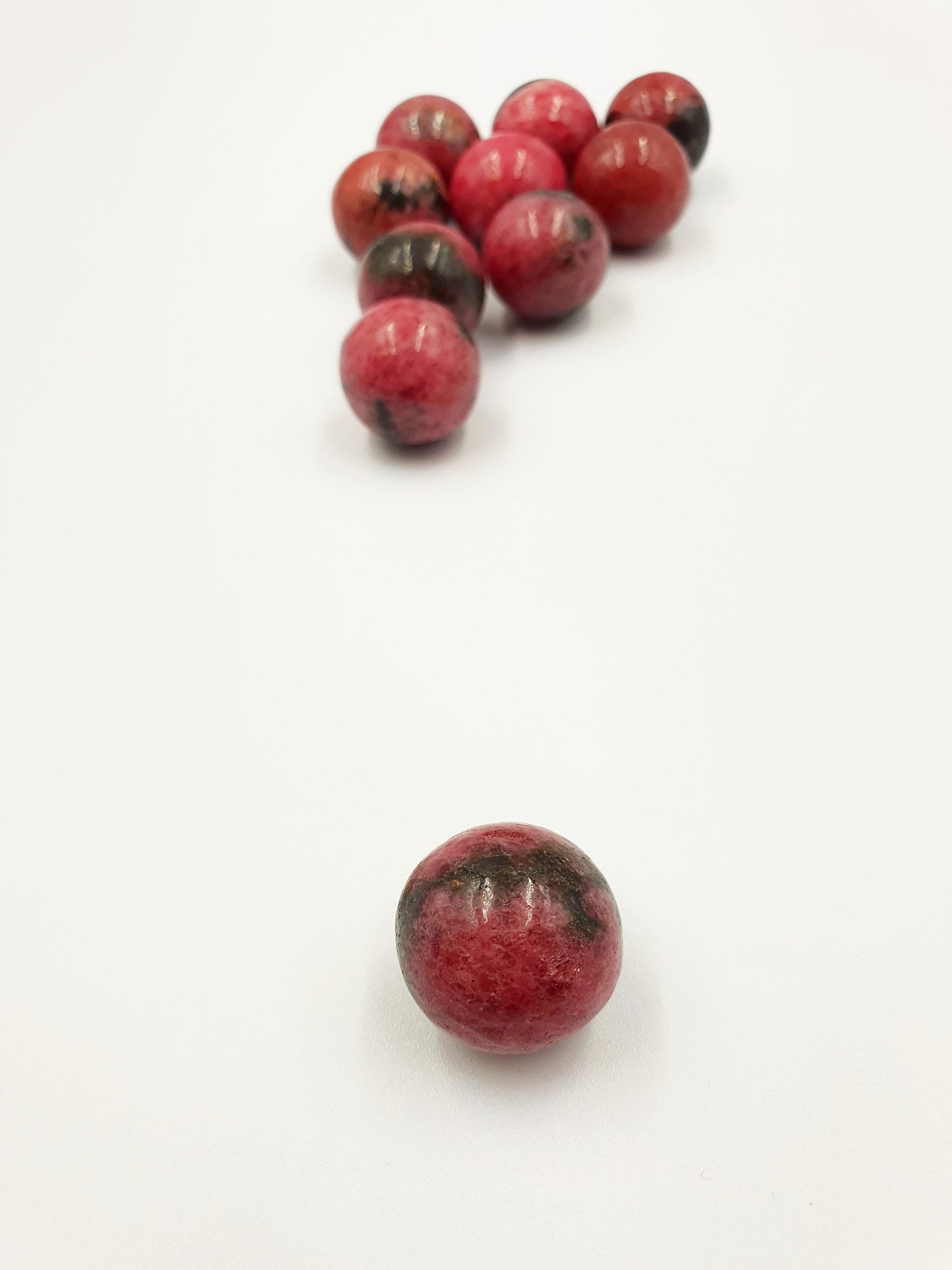 A Grade Rhodonite Crystal Mini Sphere - approx 20mm