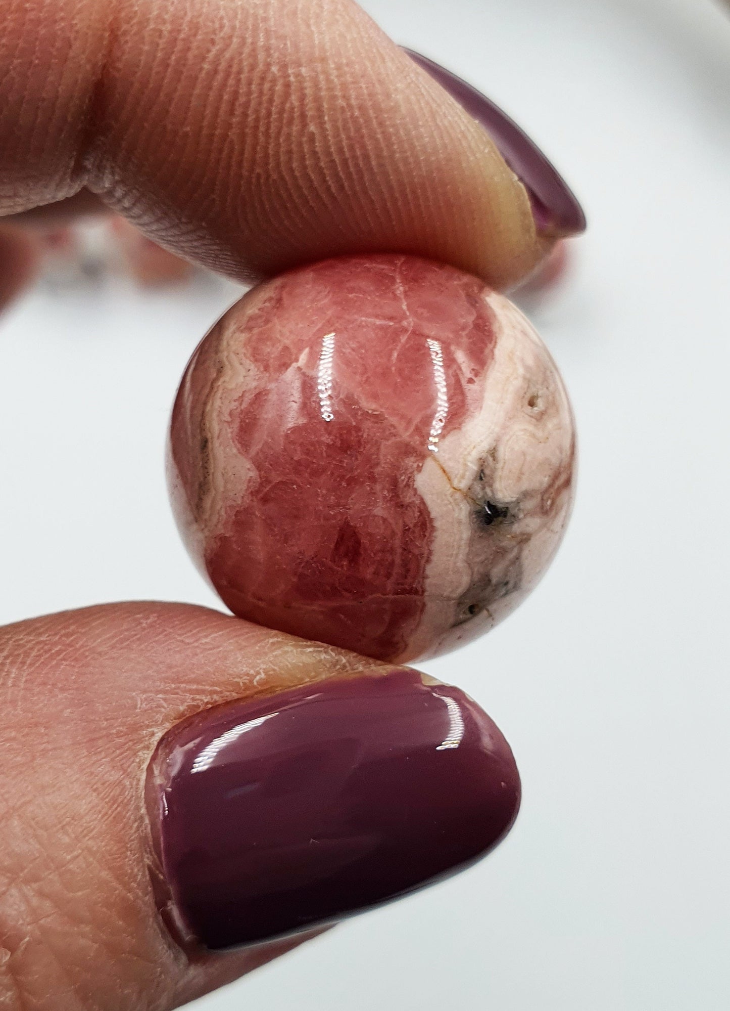 High Quality Rhodochrosite Crystal Mini Sphere - 20mm