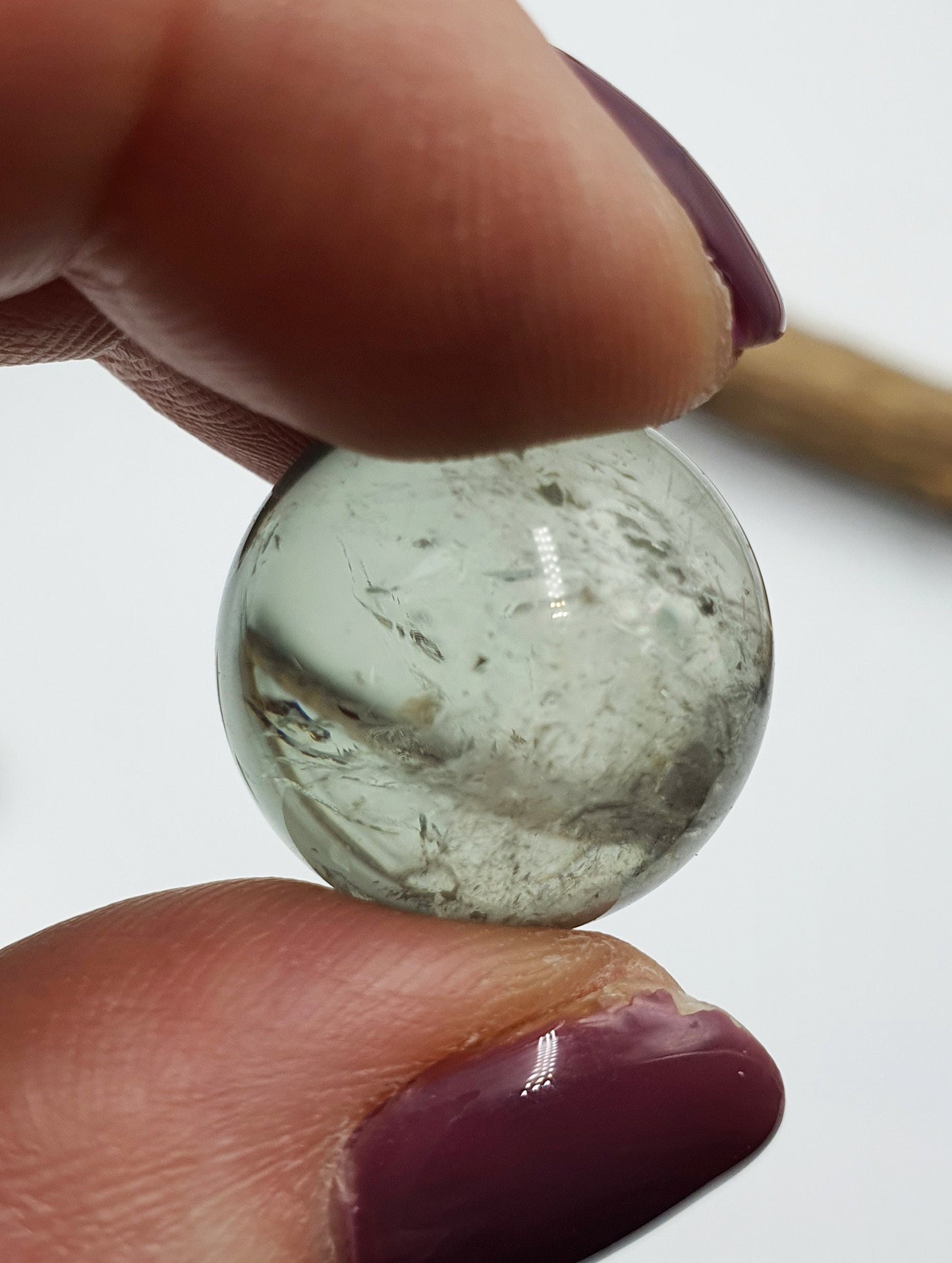 Green Quartz Mini Crystal Sphere - 19mm