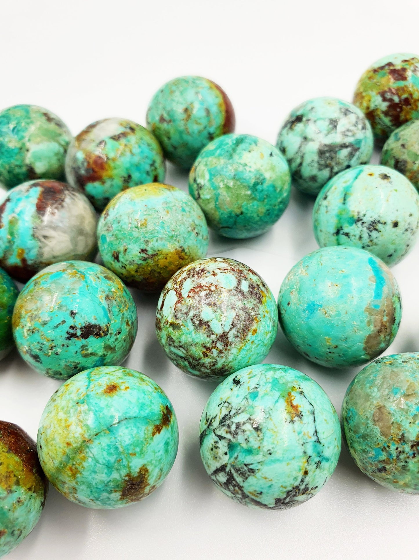 Quality A Grade Turquoise Mini Crystal Sphere - approx 20mm