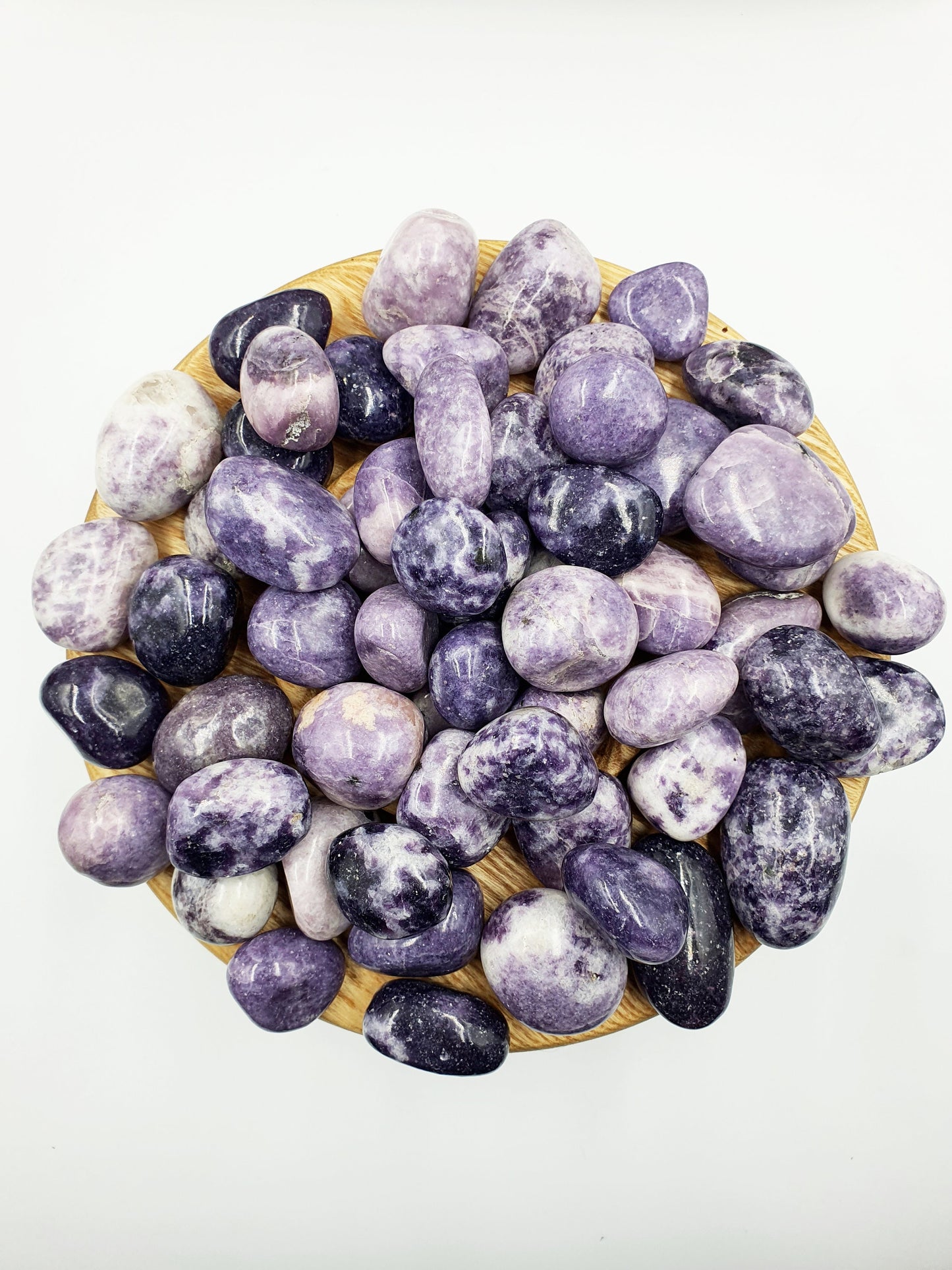 Lepidolite Tumbles