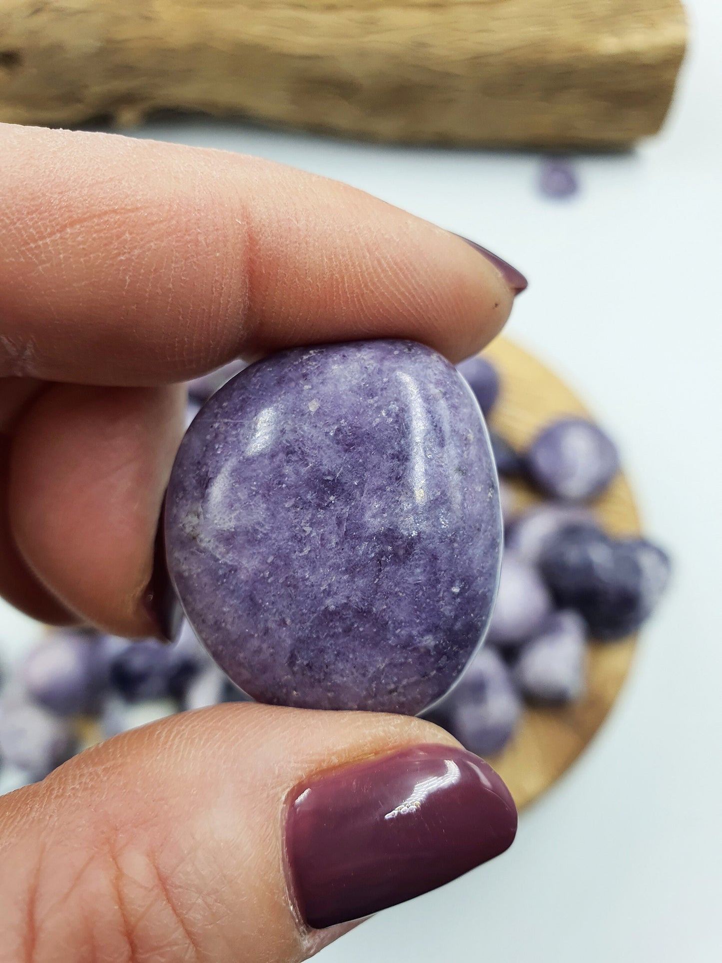 Lepidolite Tumbles