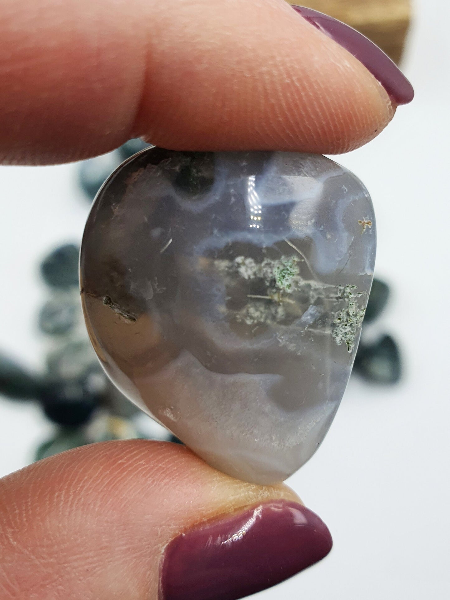 Moss Agate Tumbles