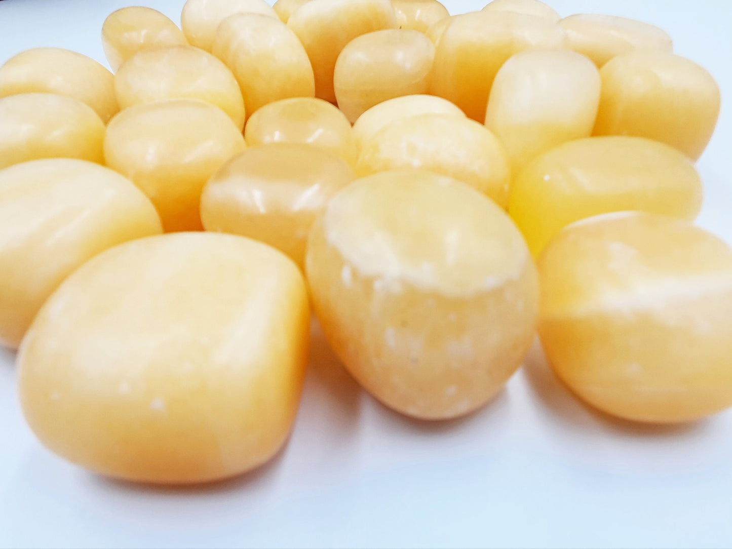 Yellow Calcite Tumbles