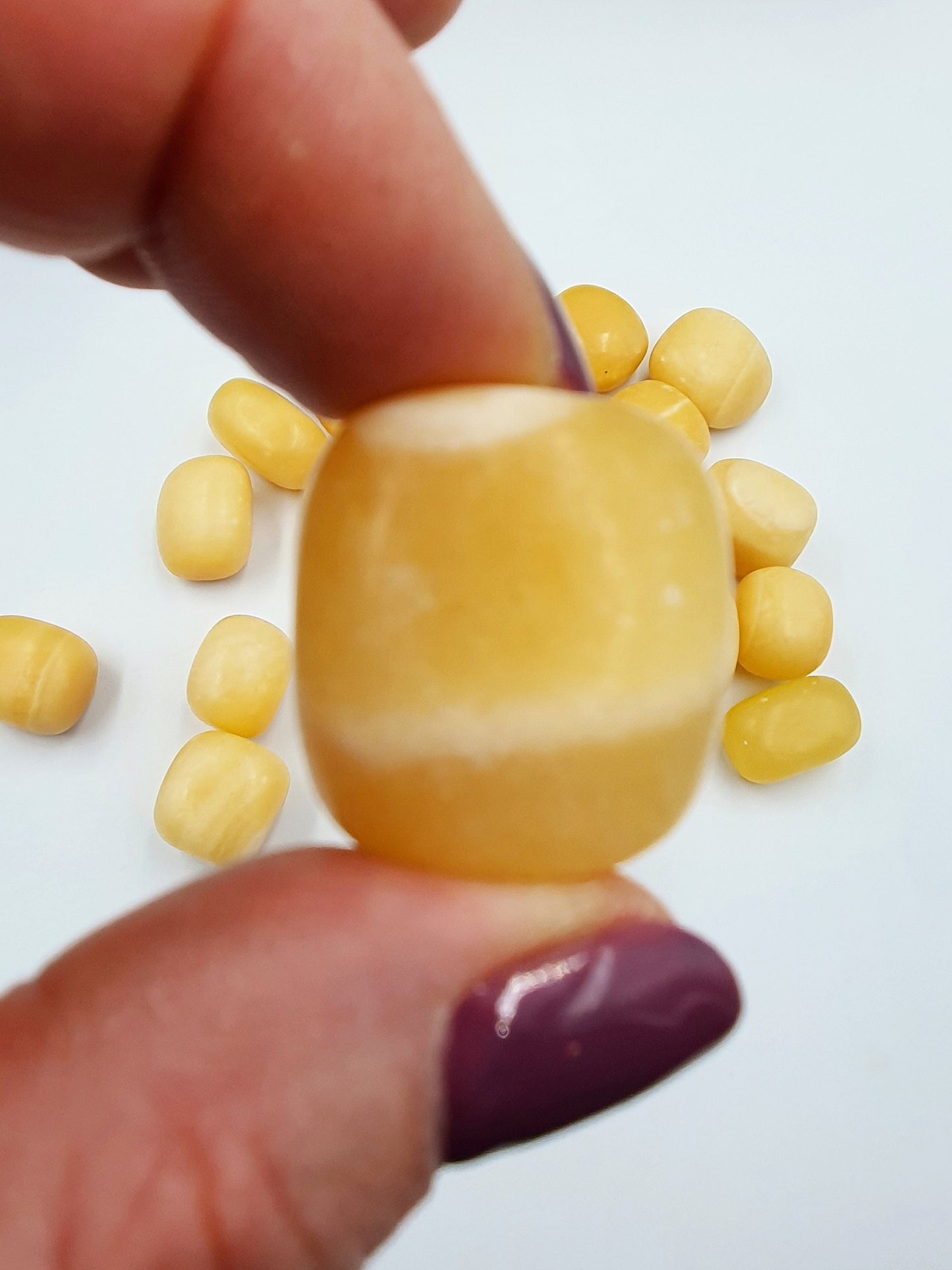 Yellow Calcite Tumbles