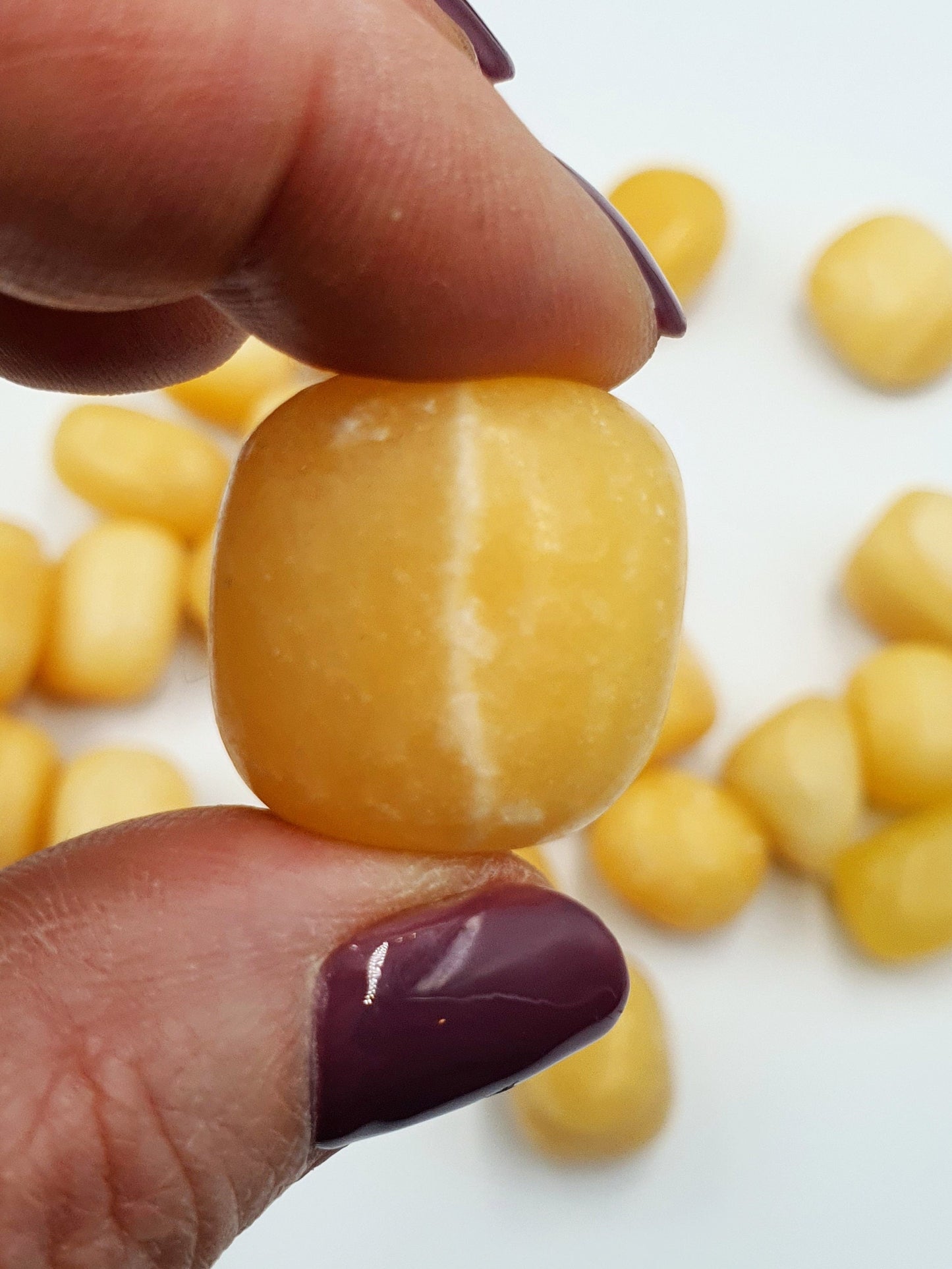 Yellow Calcite Tumbles