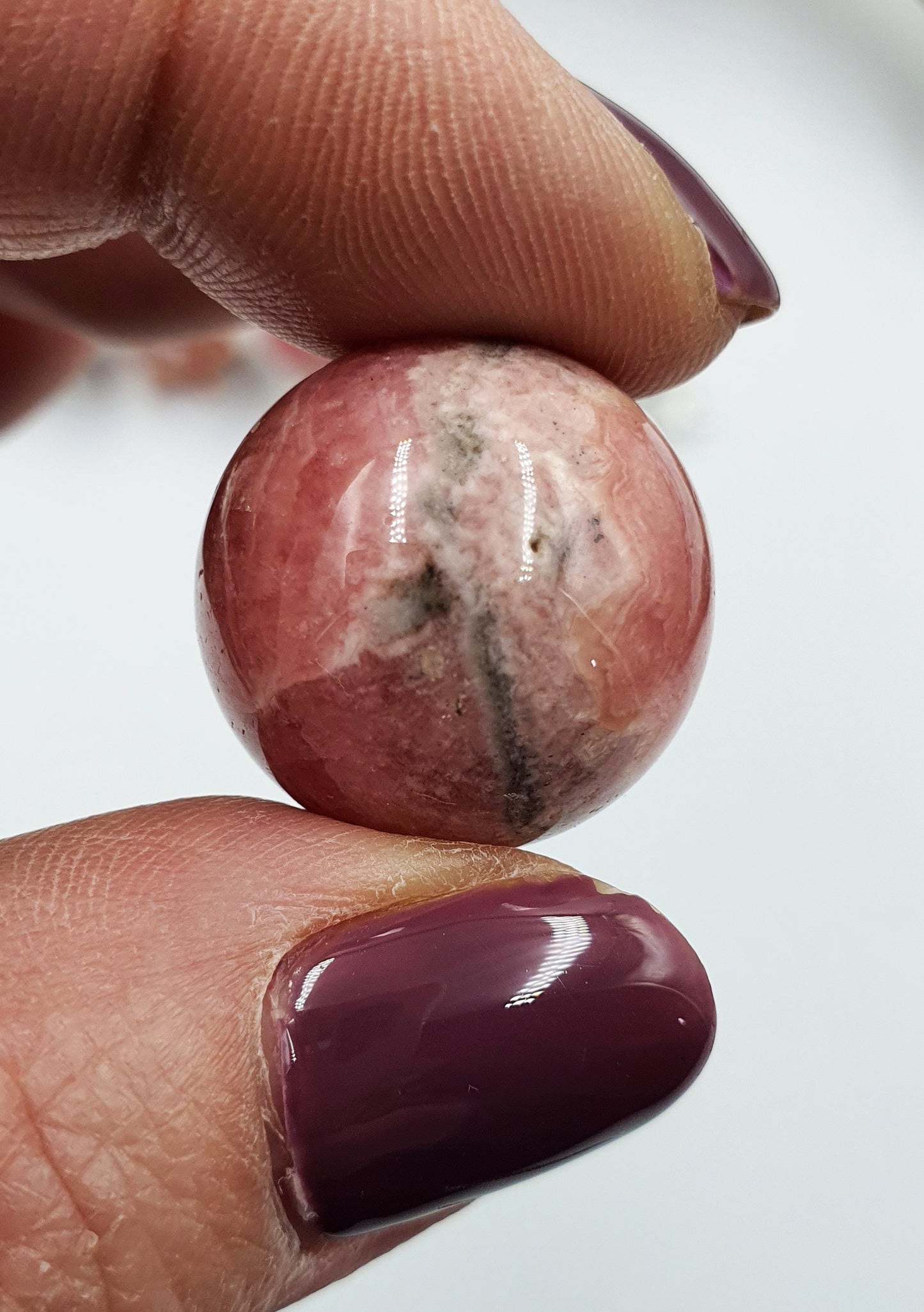 High Quality Rhodochrosite Crystal Mini Sphere - 20mm