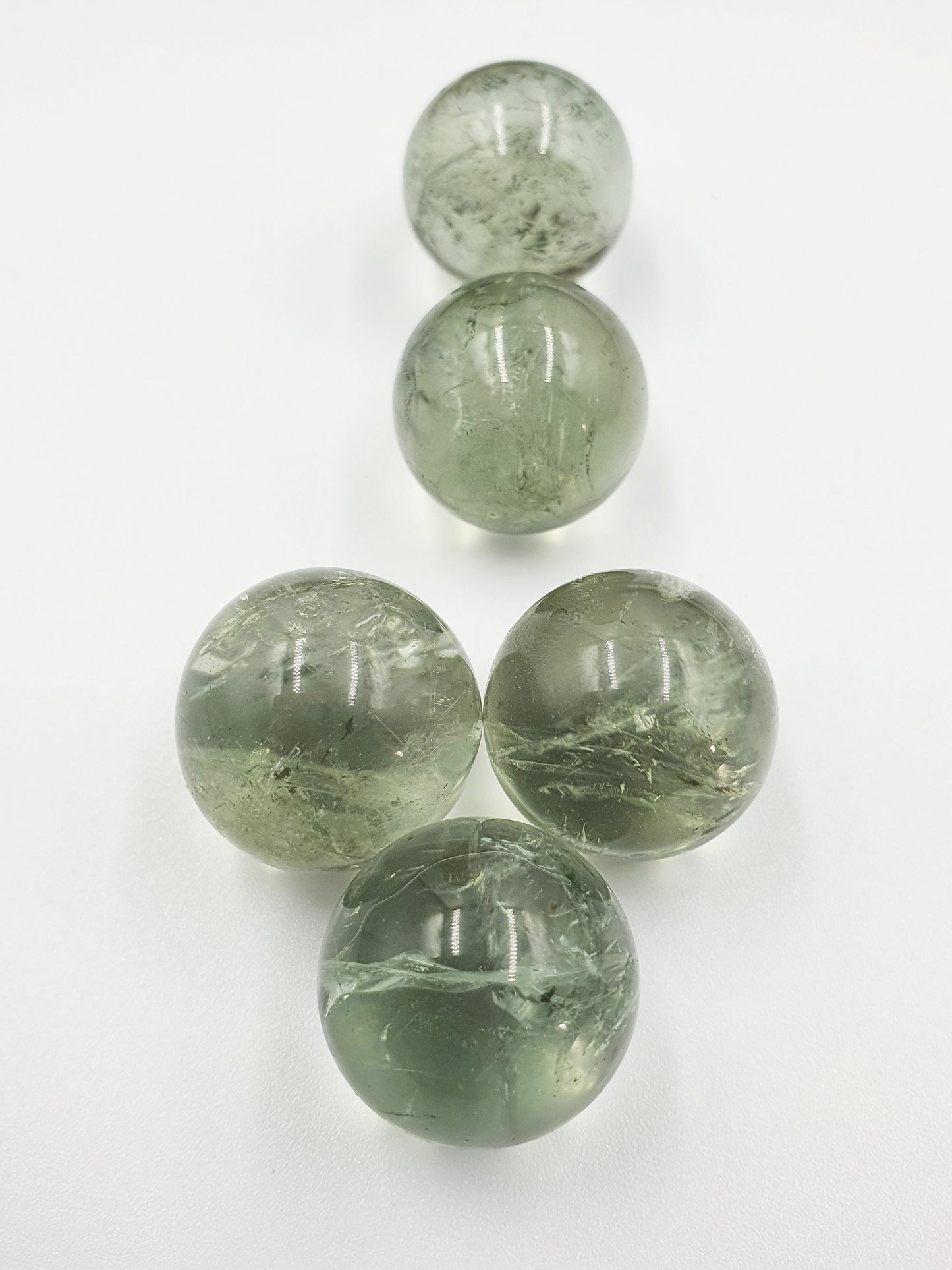 Green Quartz Mini Crystal Sphere - 19mm