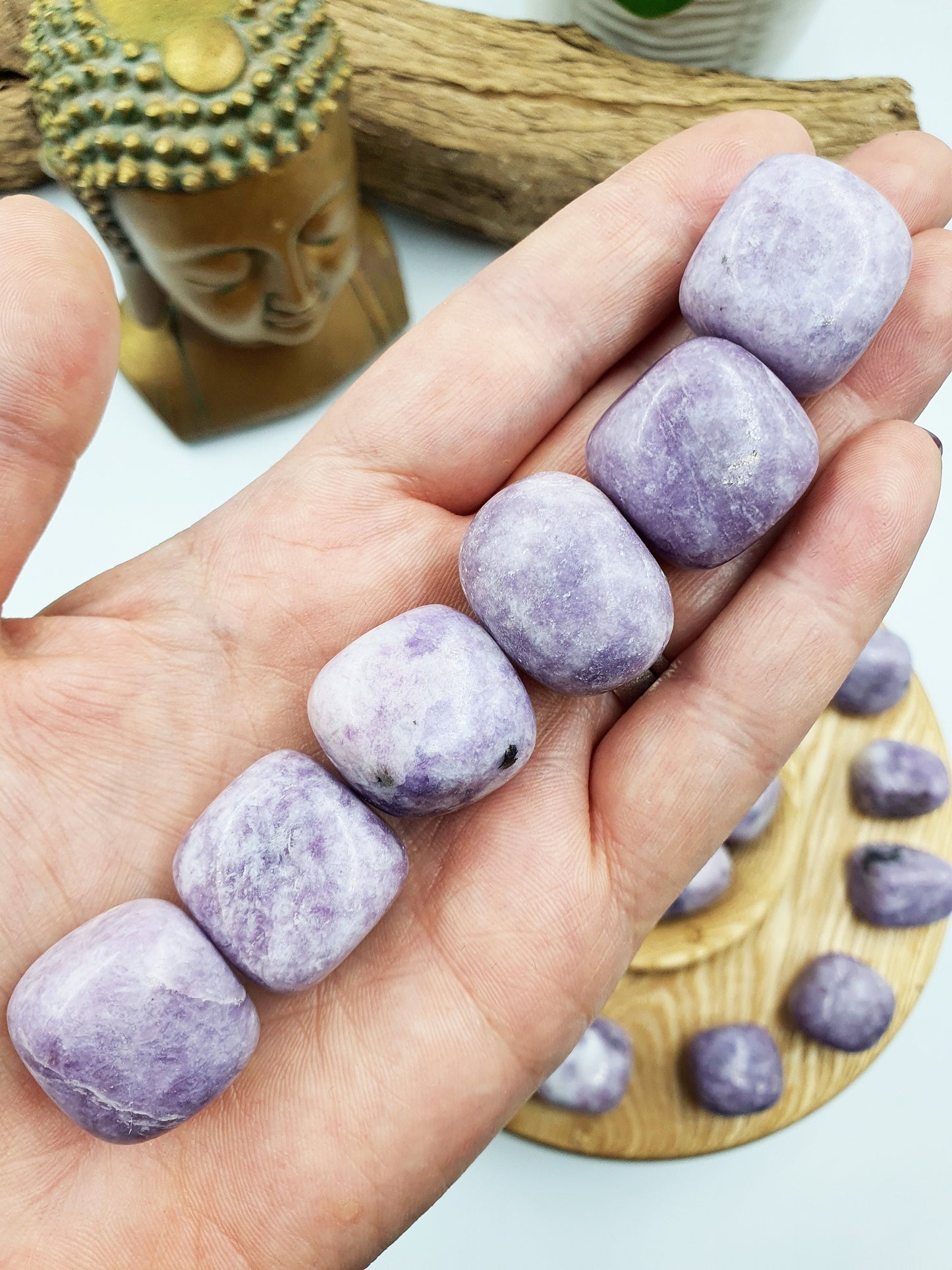 Lepidolite Tumbles