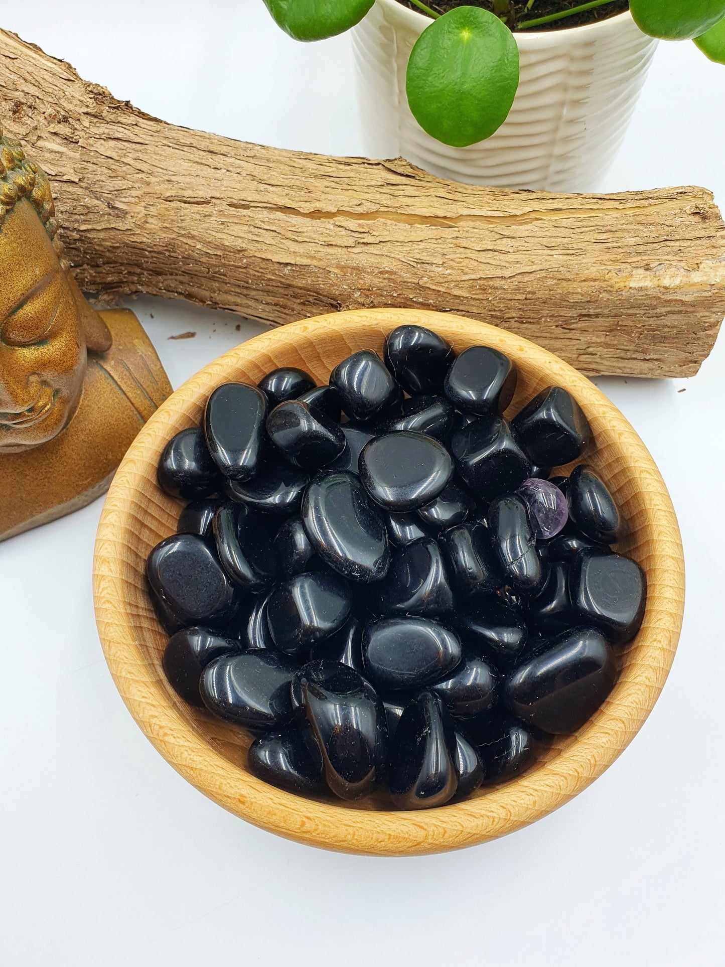 Black Obsidian Crystal Tumbles
